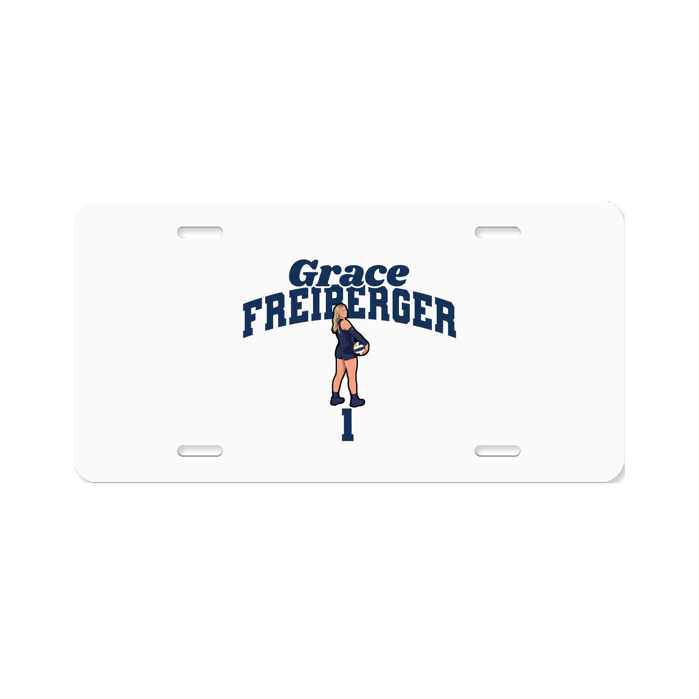 License Plate — Signature Arch in Classic