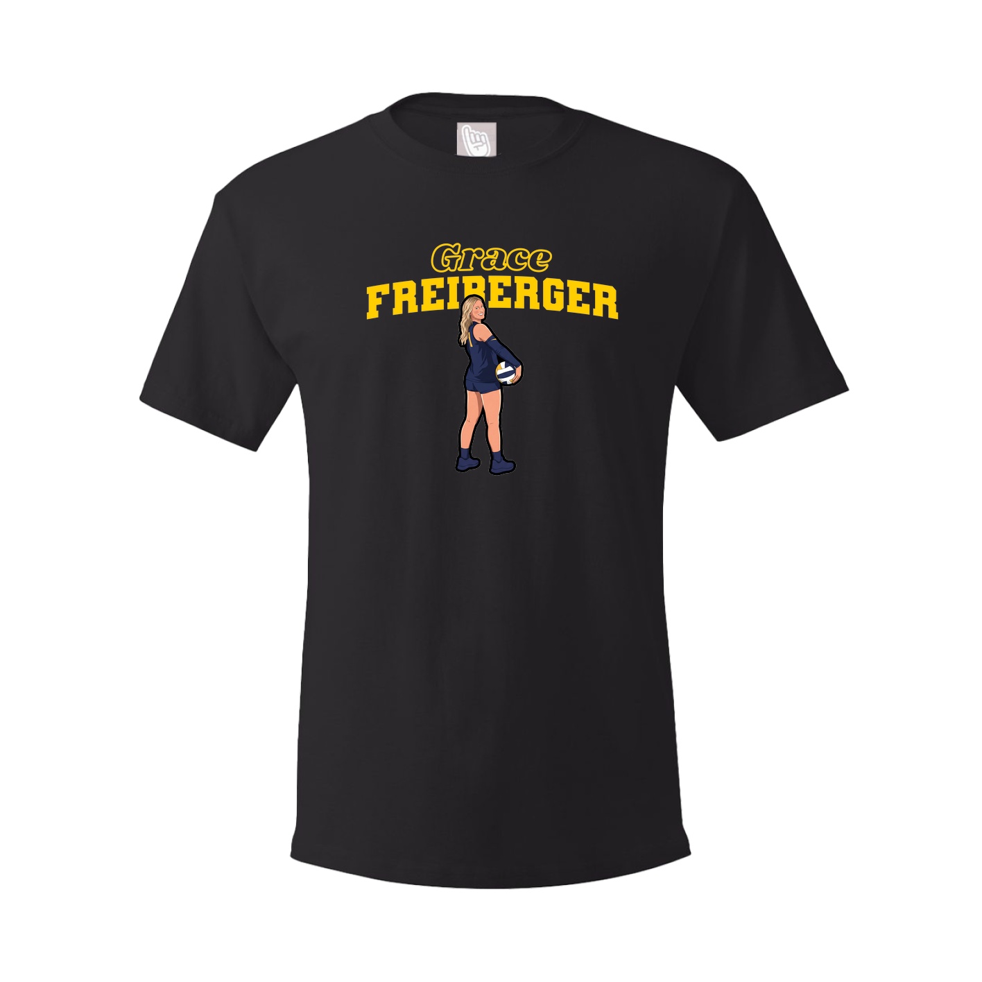 Youth Tee — Name Arch in Black