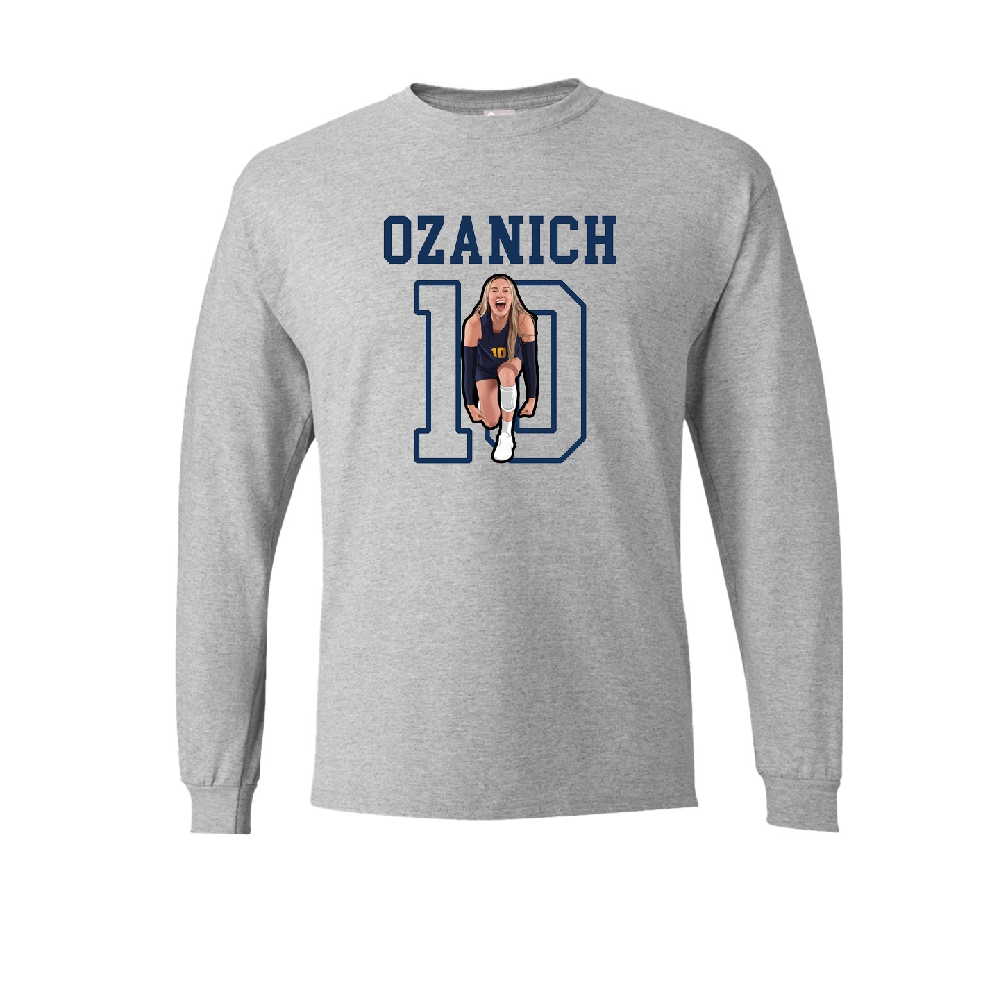 Long Sleeve Tee — Shirsey in Grey