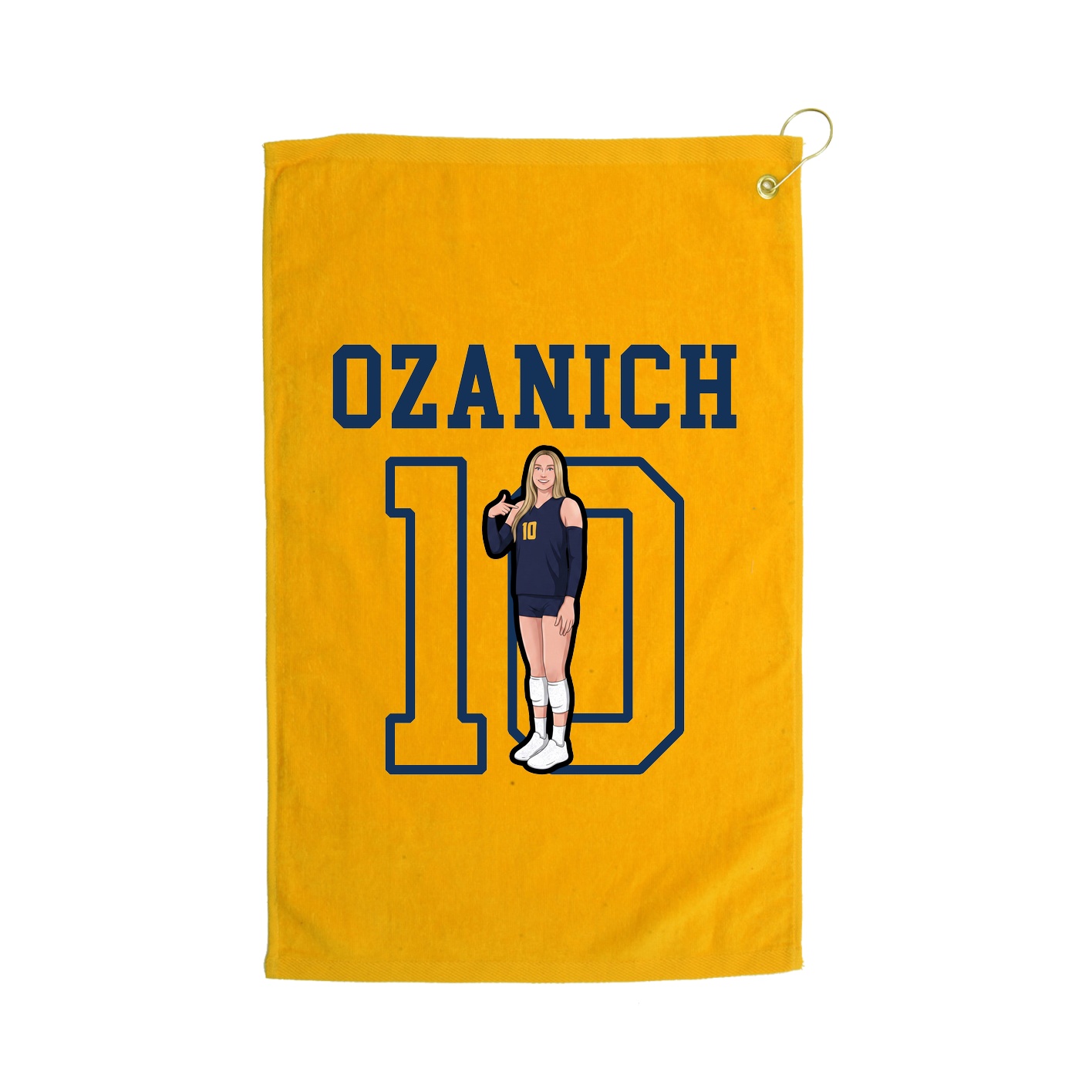 Golf Towel — Shirsey in Gold