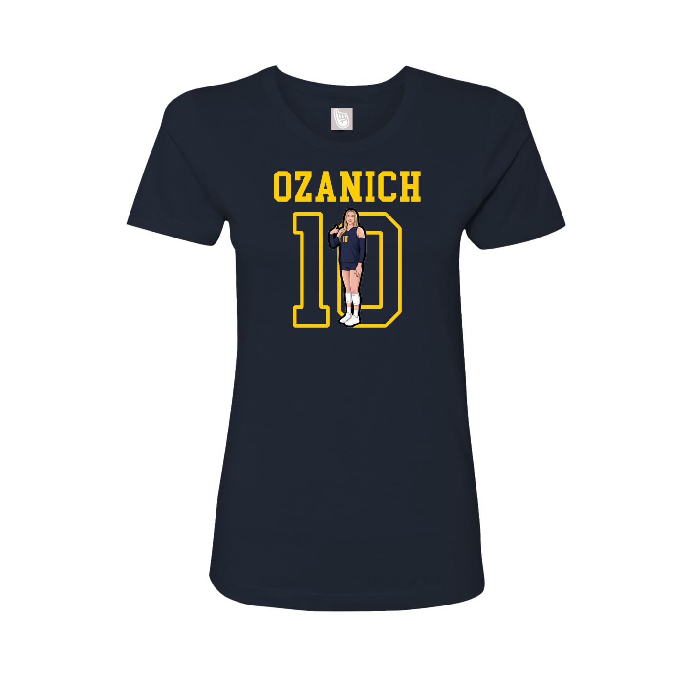 Fitted Women's Tee — Shirsey in Navy
