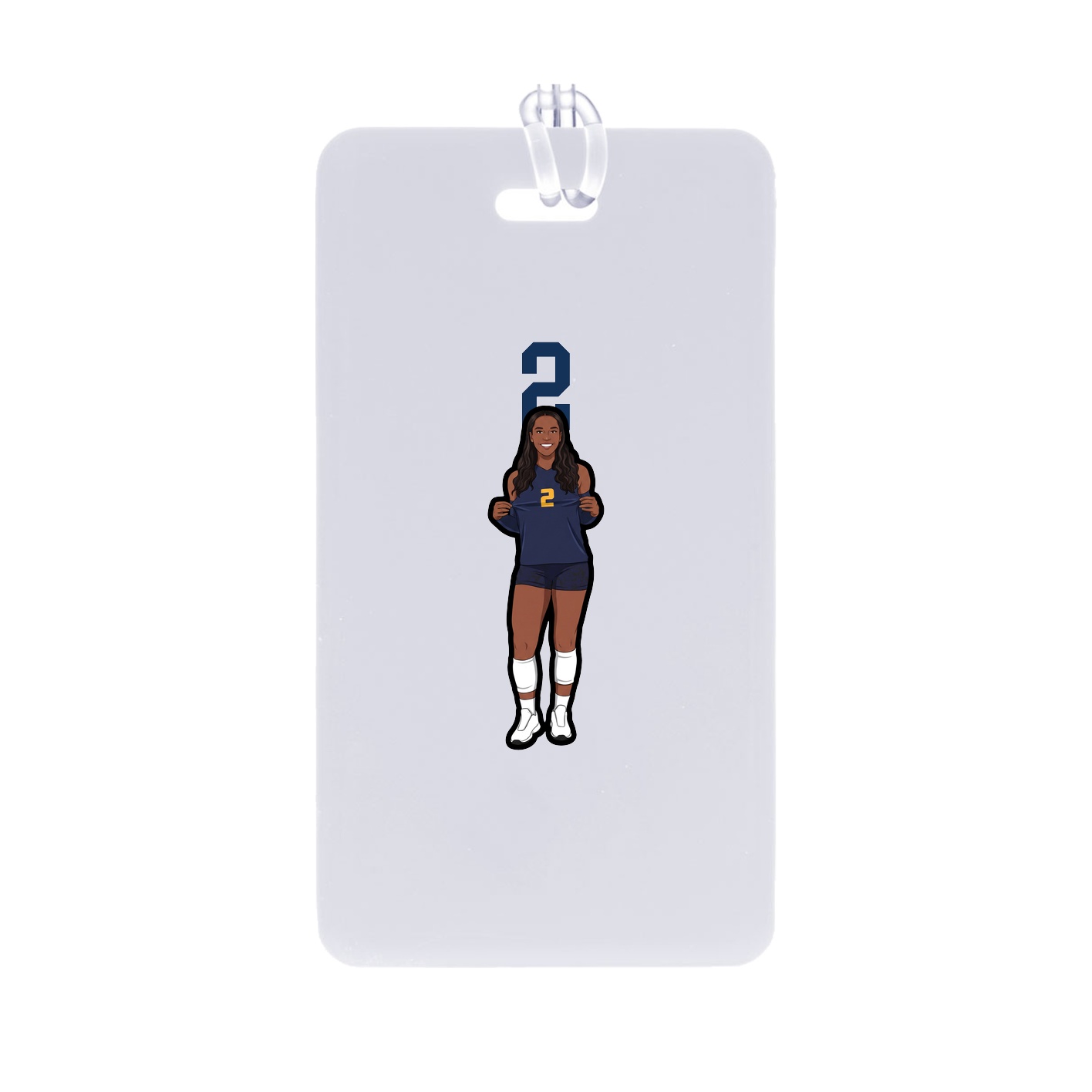 Bag Tag — Number Top in Classic