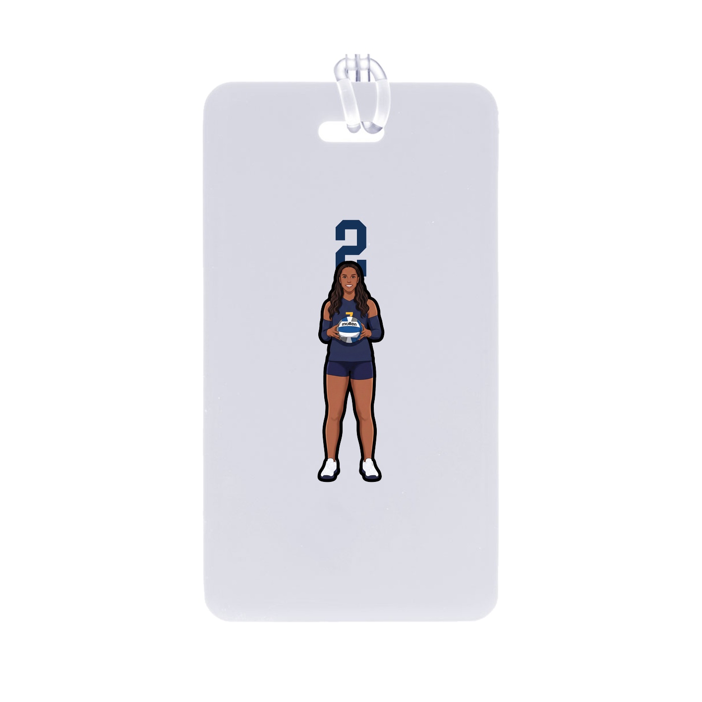 Bag Tag — Number Top in Classic