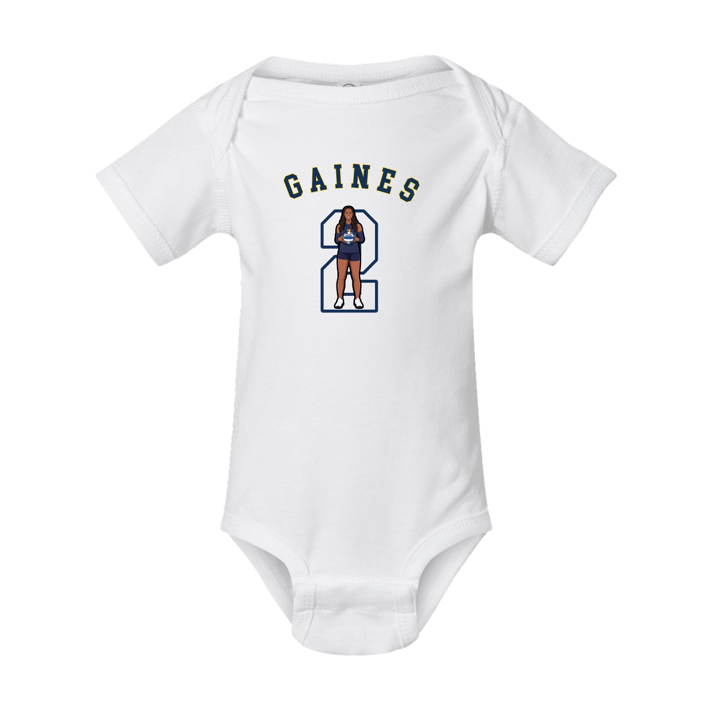 Baby Onesie — Shirsey Arch in White