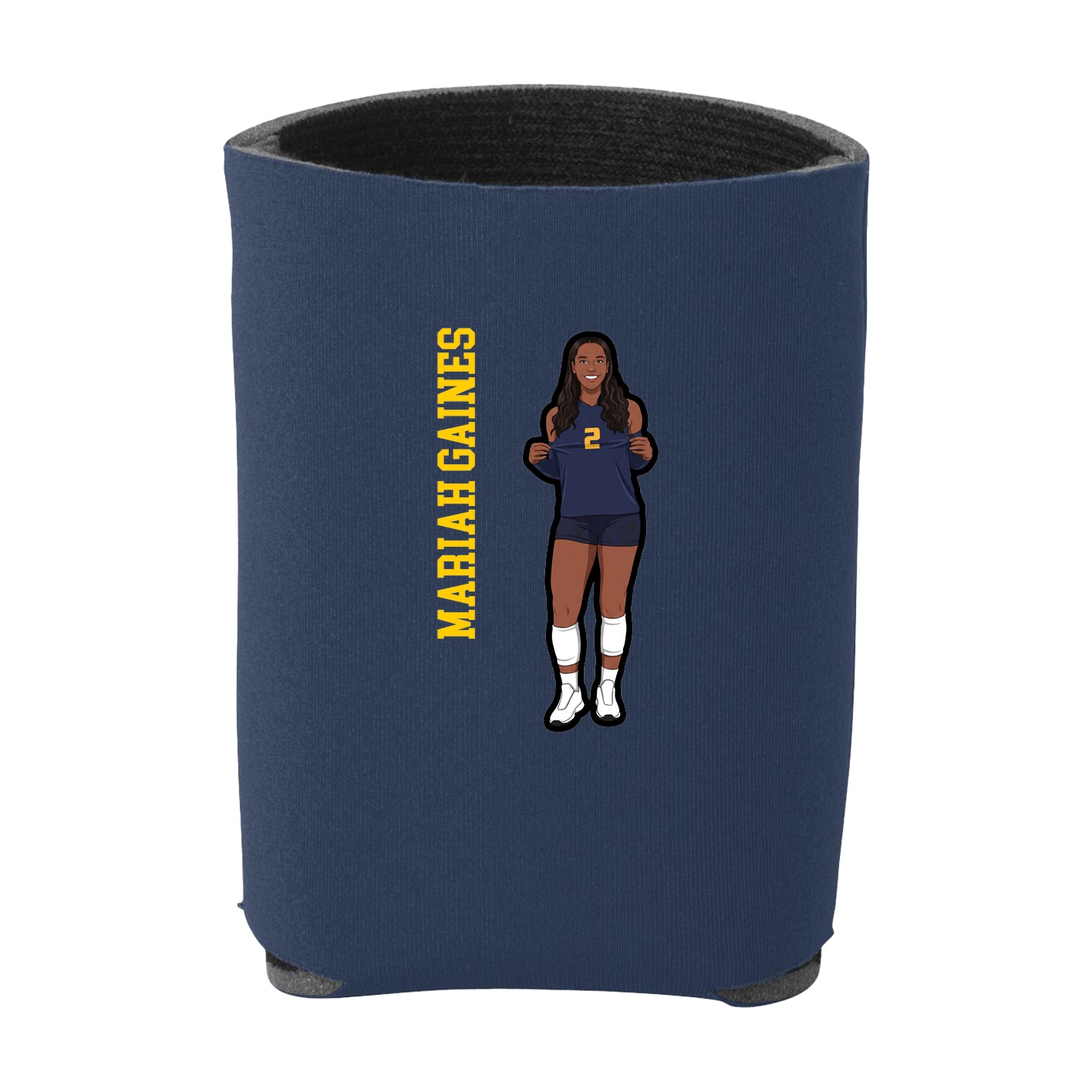 Can Holder — Name Vertical in Navy
