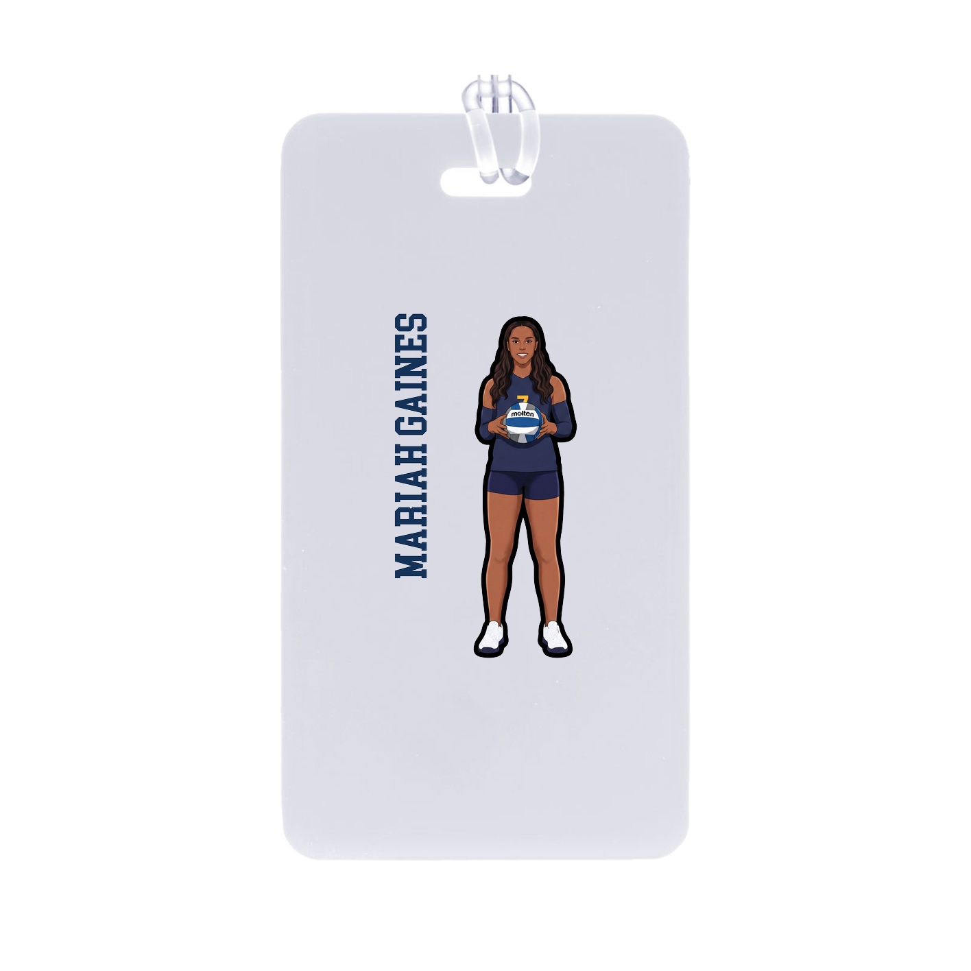 Bag Tag — Name Vertical in Classic