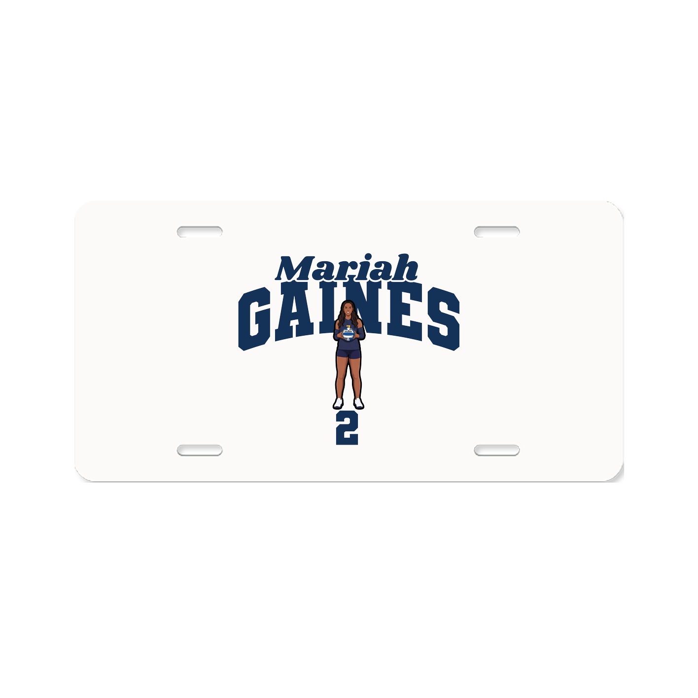 License Plate — Signature Arch in Classic