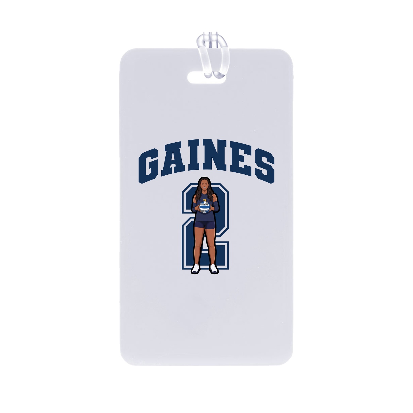 Bag Tag — Number in Classic
