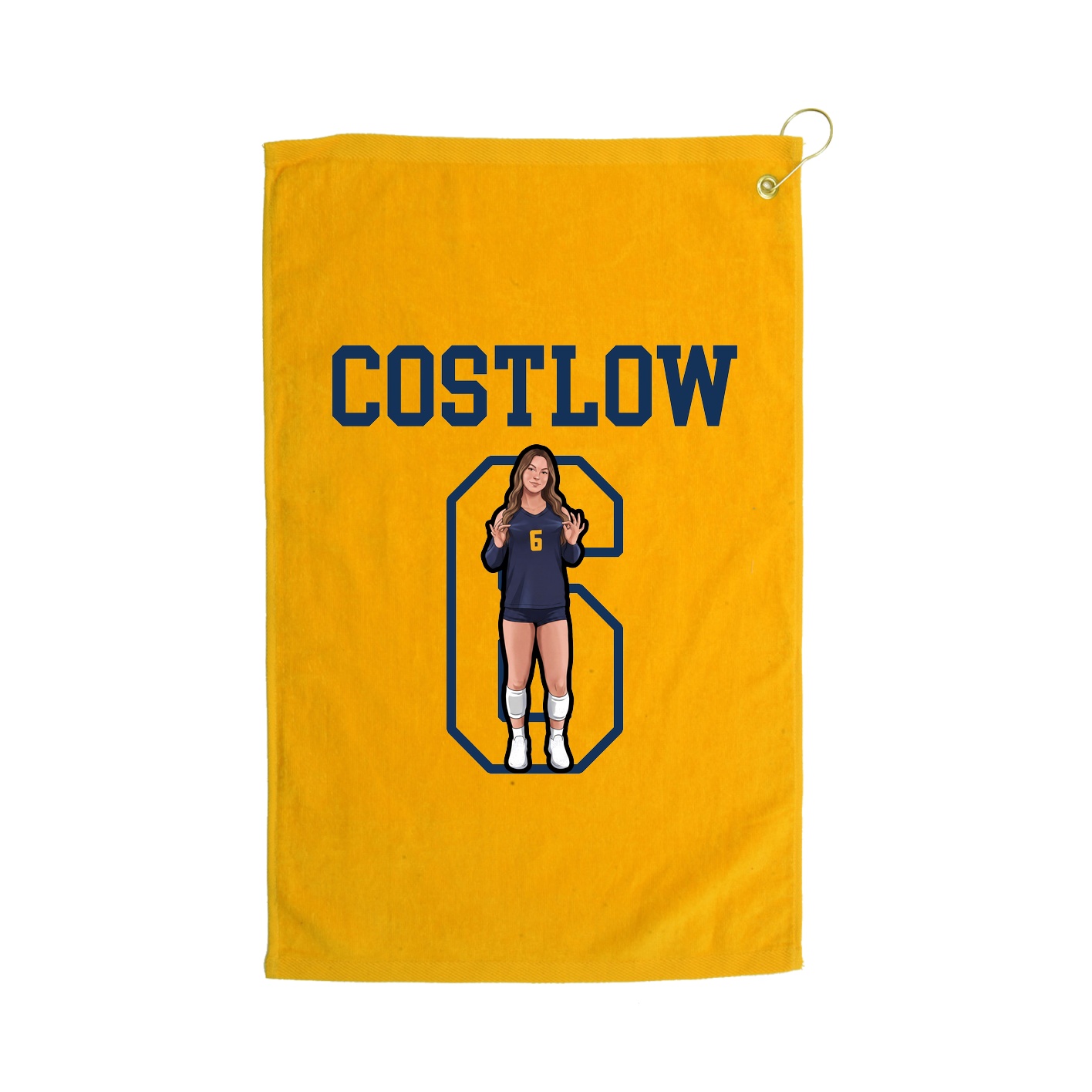 Golf Towel — Shirsey in Gold
