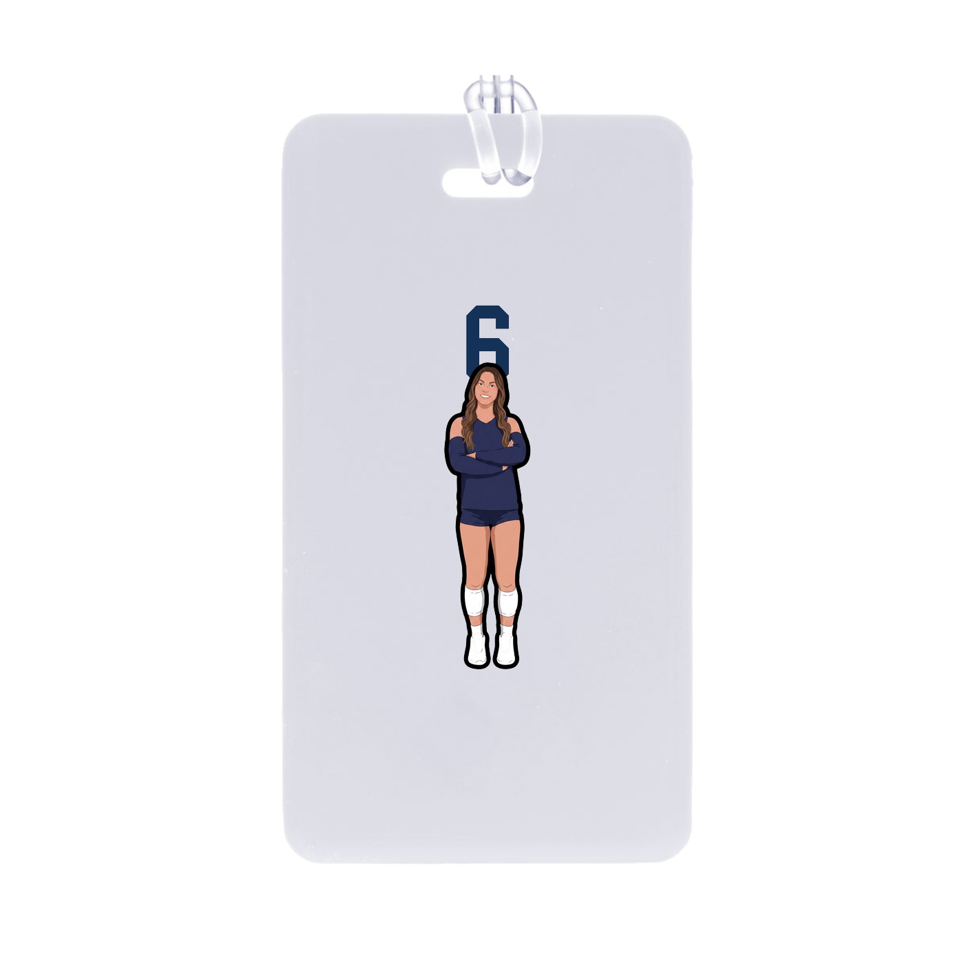 Bag Tag — Number Top in Classic