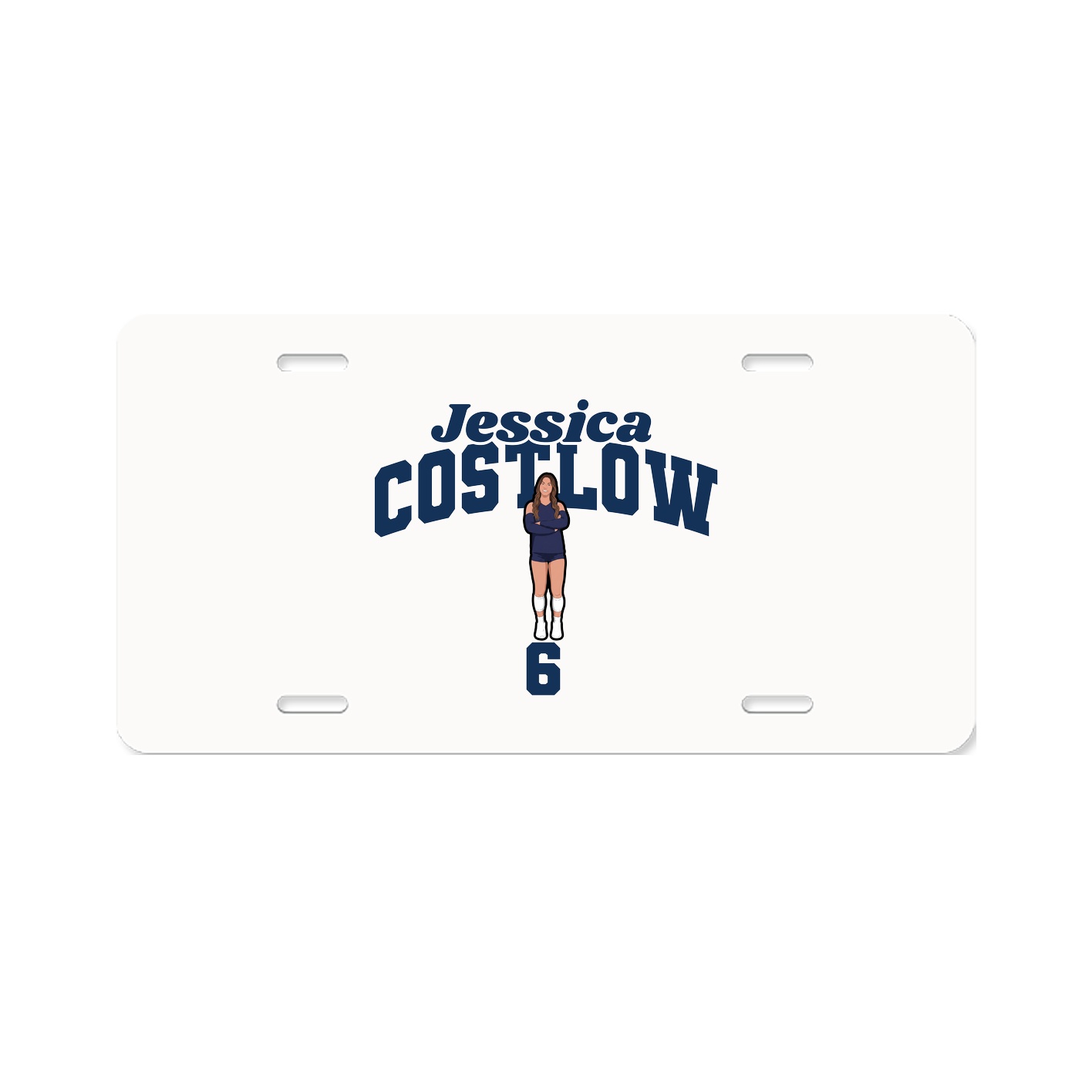 License Plate — Signature Arch in Classic