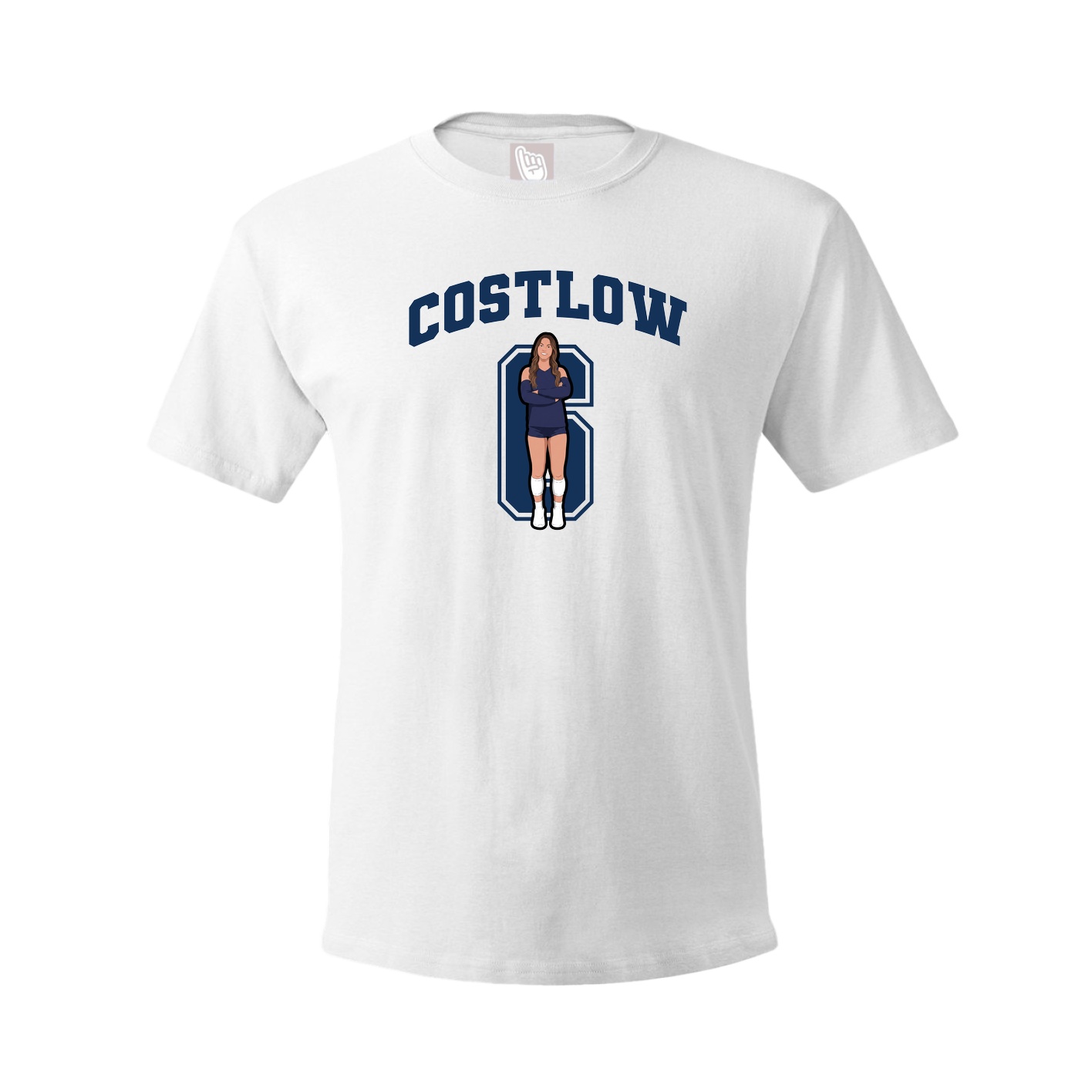 Tee — Number in White