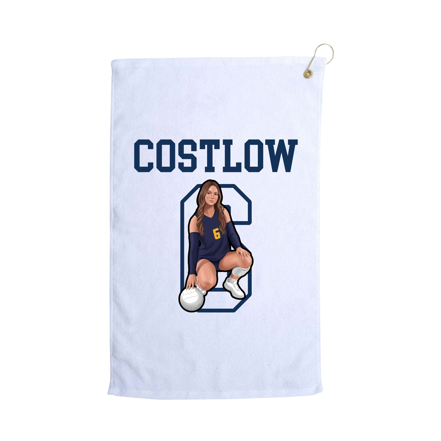 Golf Towel — Shirsey in White