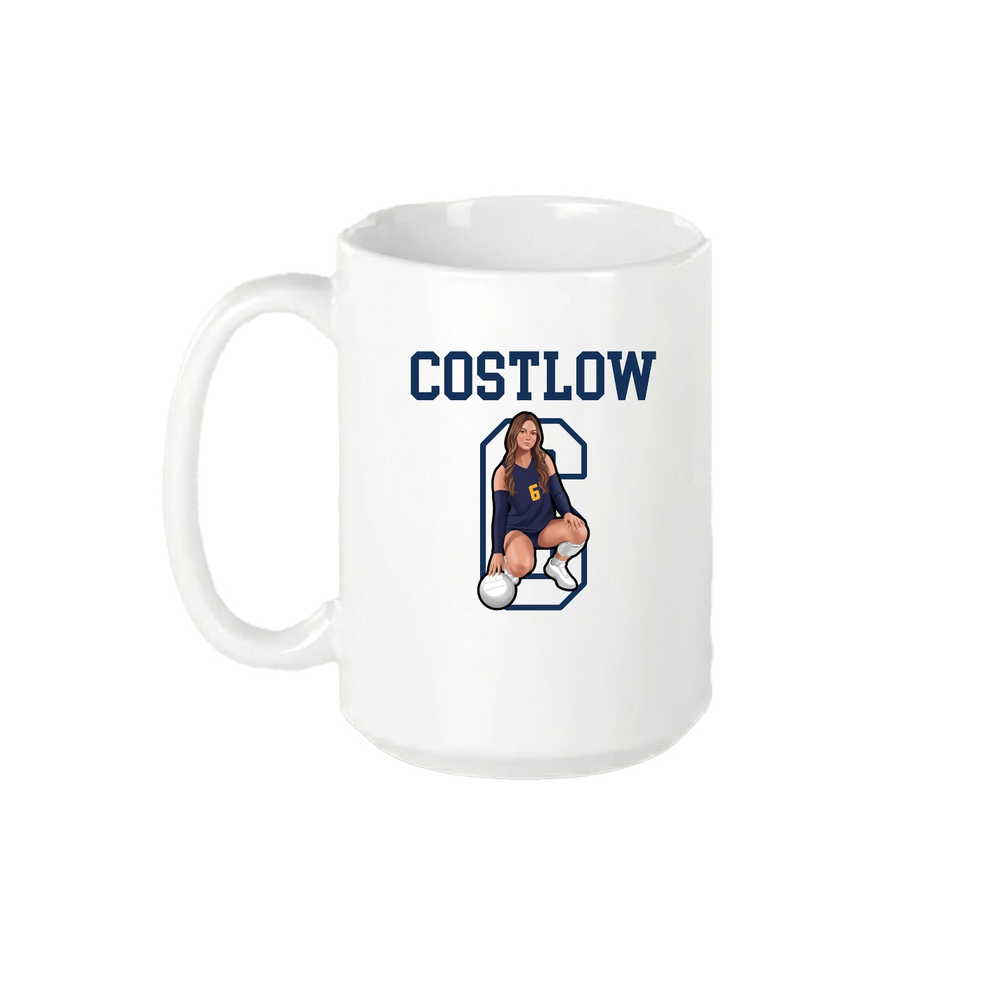 15oz Coffee Mug — Shirsey in White