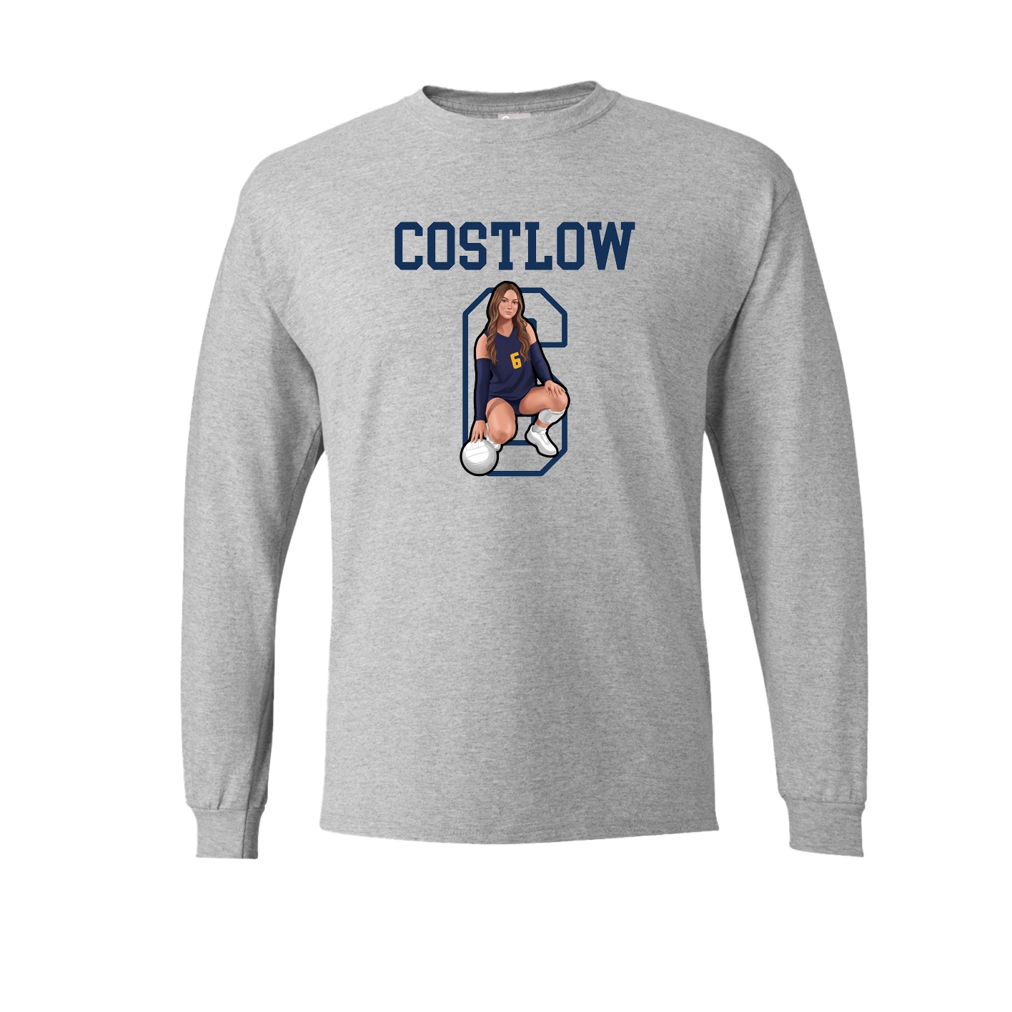 Long Sleeve Tee — Shirsey in Grey