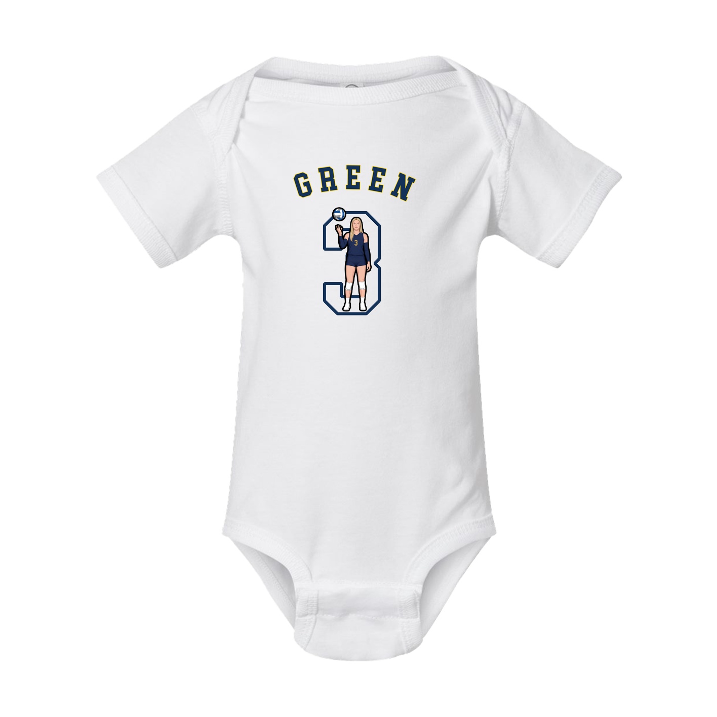 Baby Onesie — Shirsey Arch in White