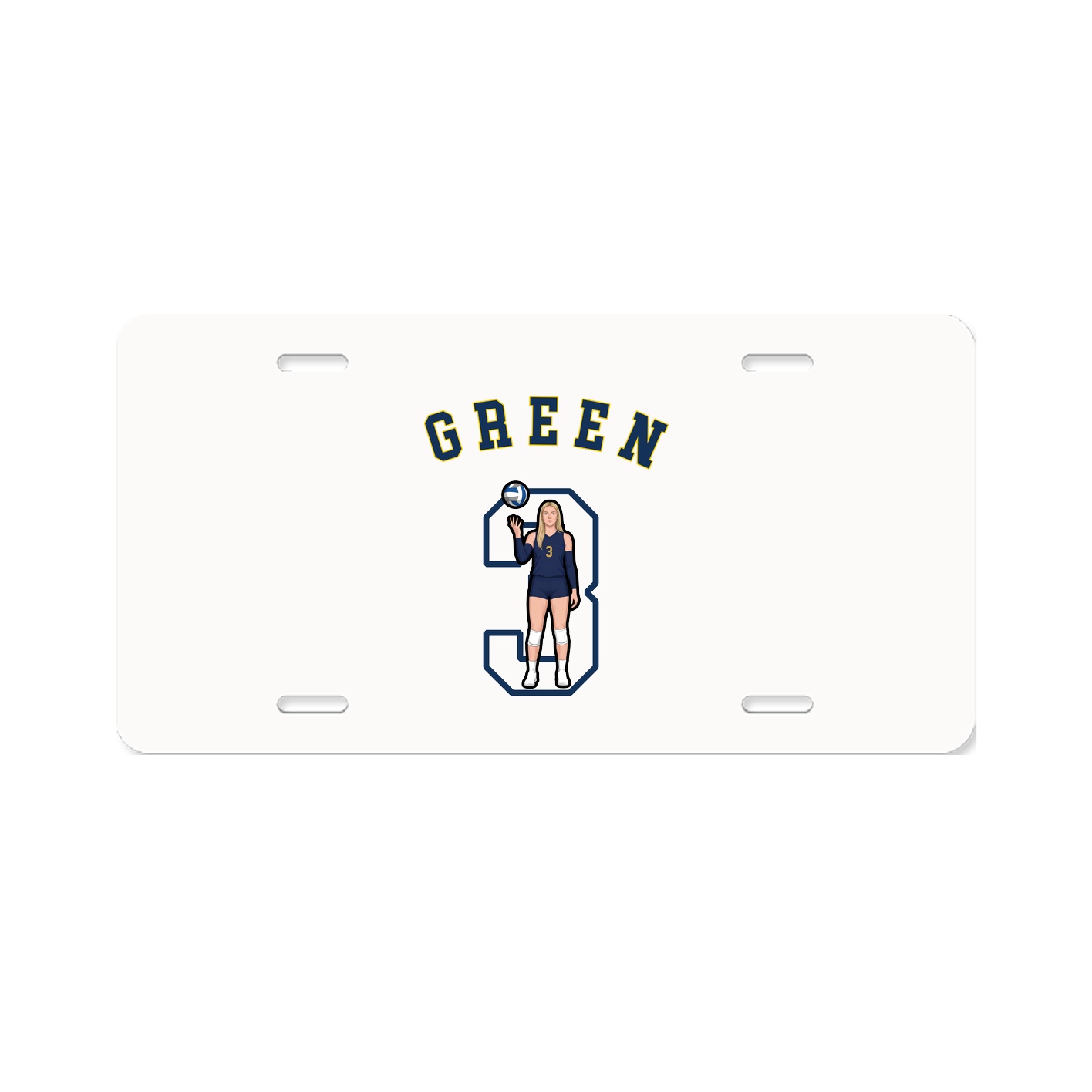 License Plate — Shirsey Arch in Classic