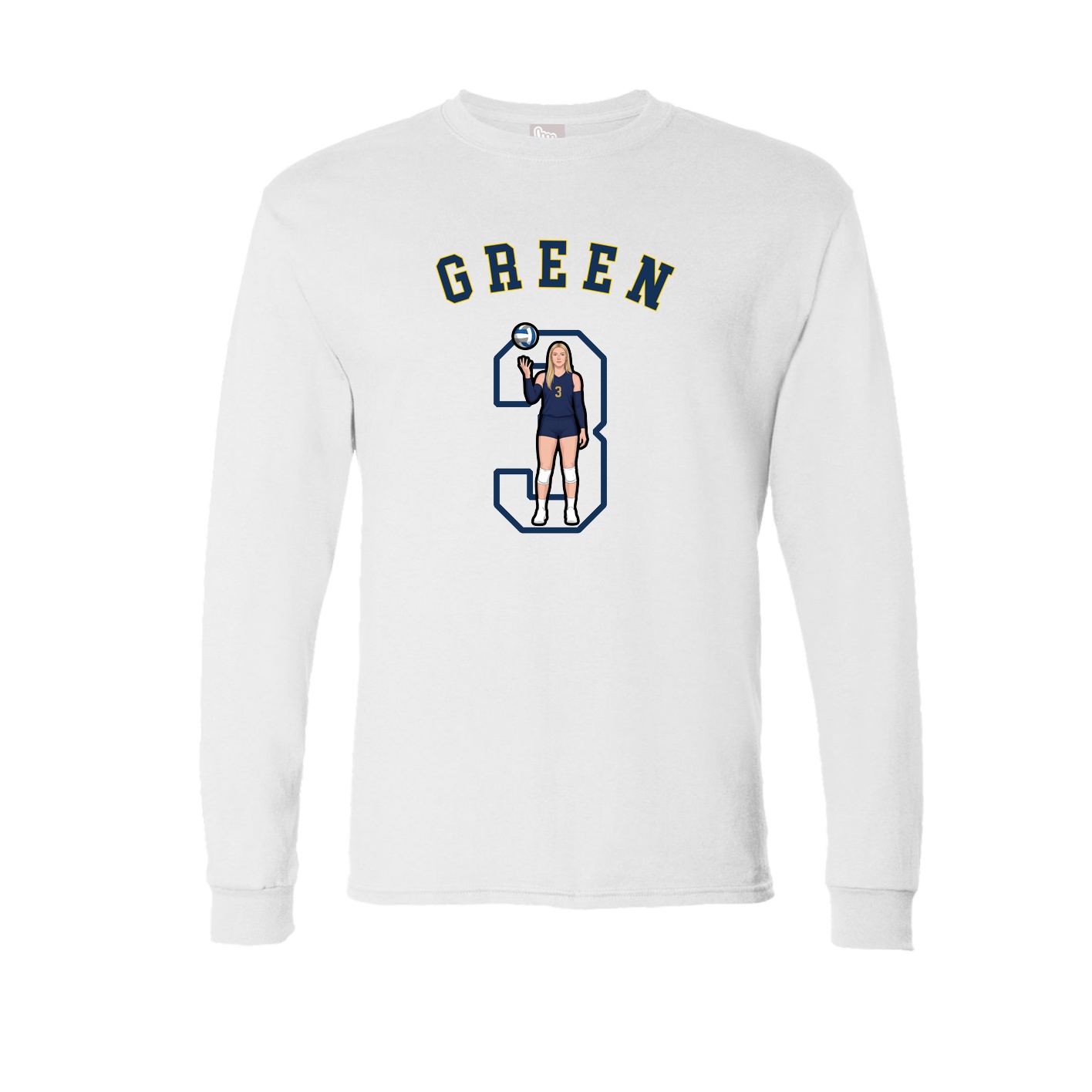 Long Sleeve Tee — Shirsey Arch in White