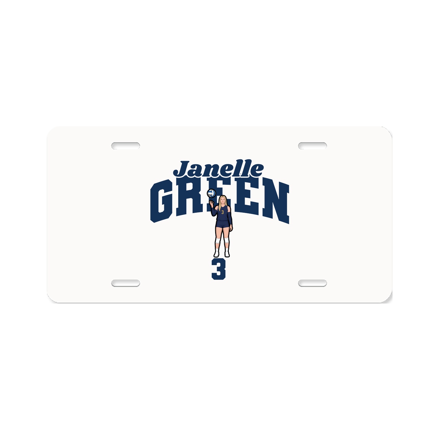 License Plate — Signature Arch in Classic