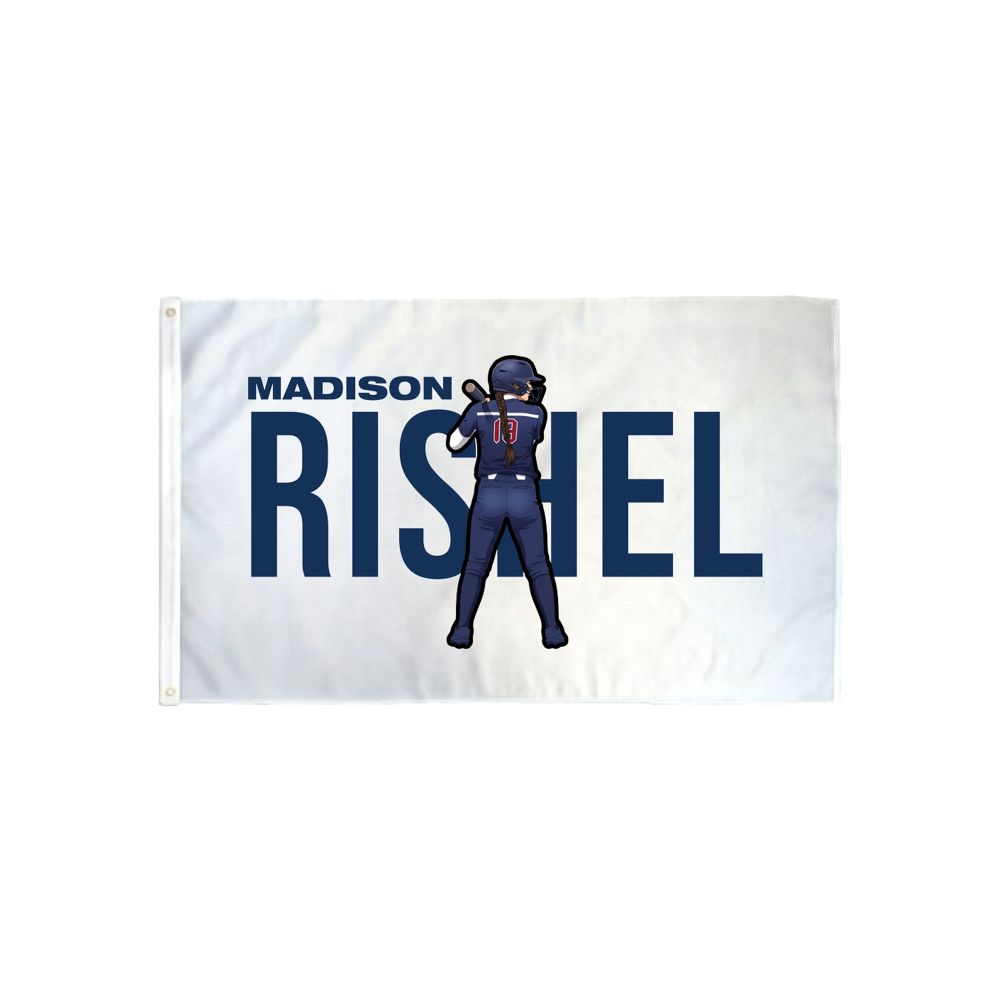 3x5 Flag — Player Name in Classic