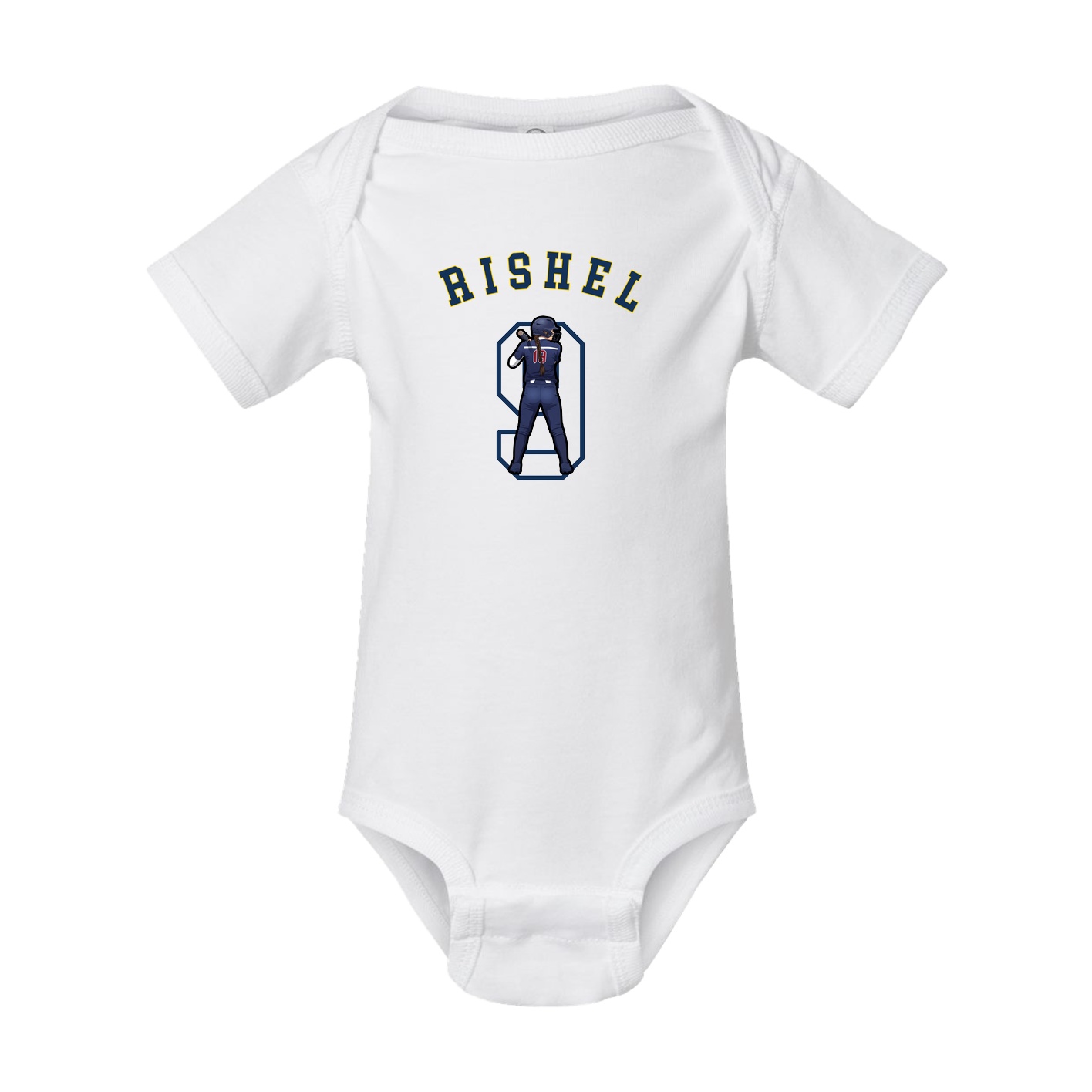 Baby Onesie — Shirsey Arch in White
