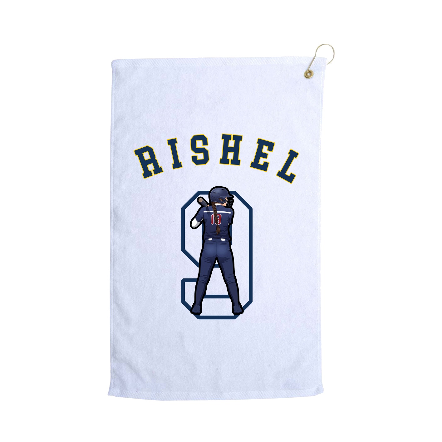 Golf Towel — Shirsey Arch in White