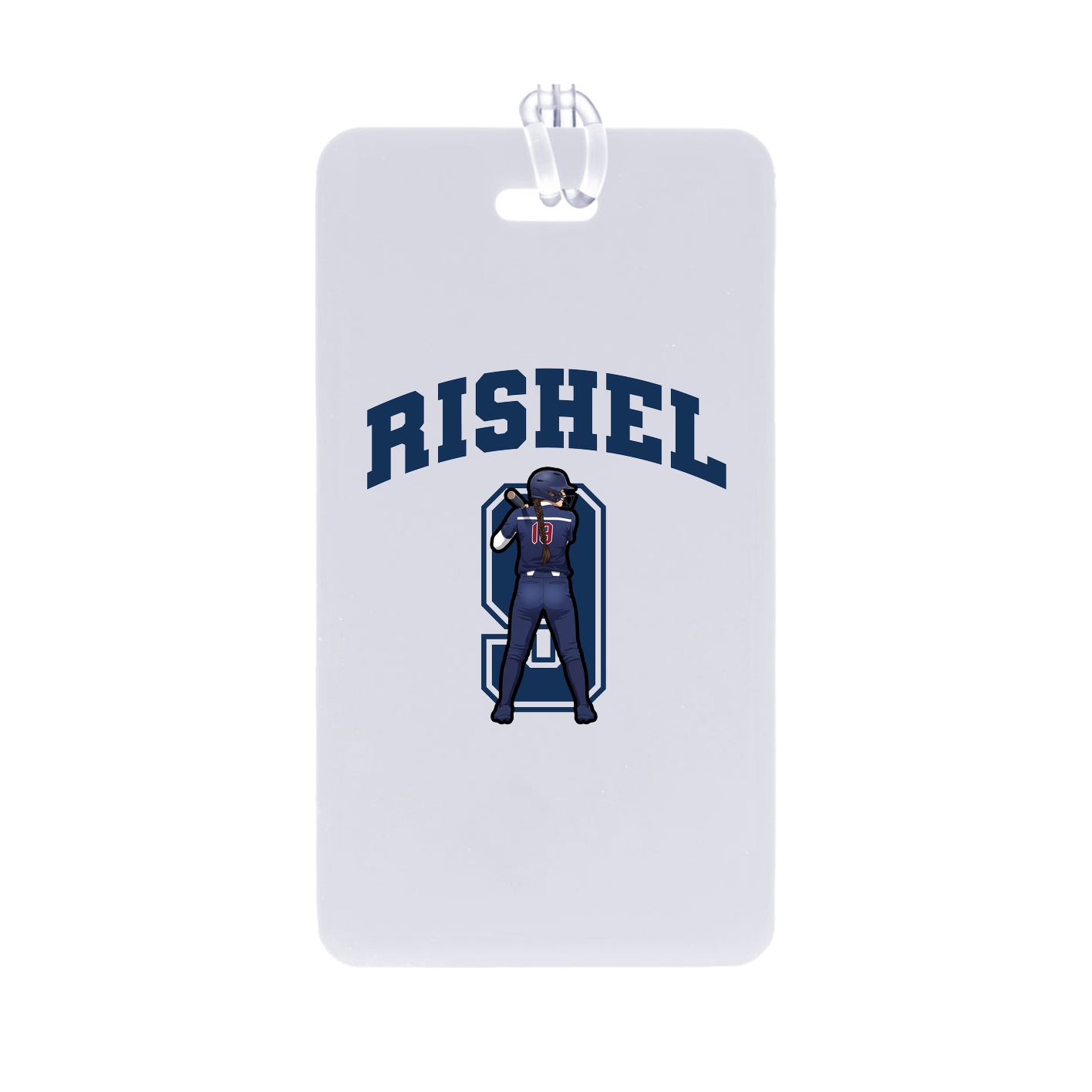Bag Tag — Number in Classic