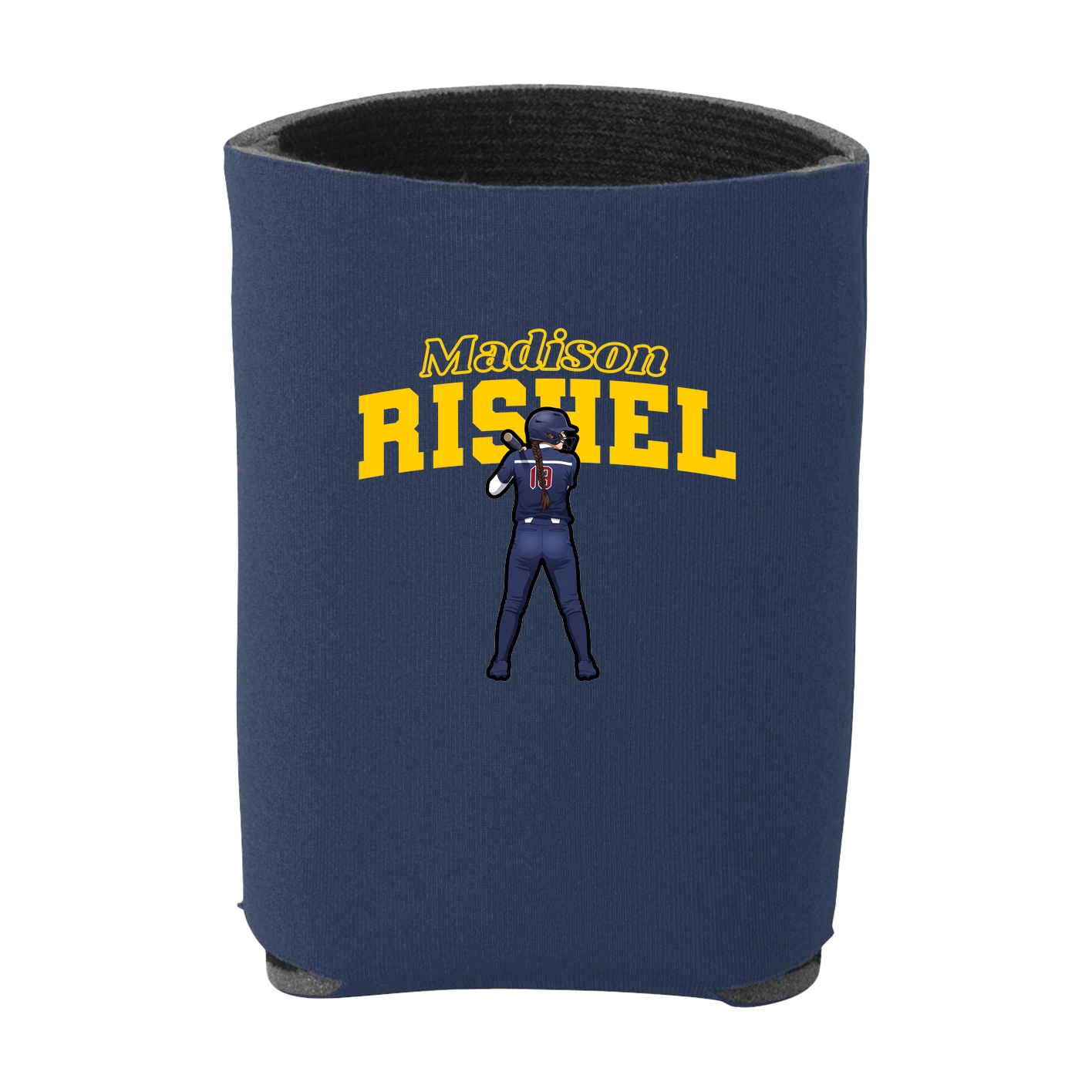 Can Holder — Name Arch in Navy