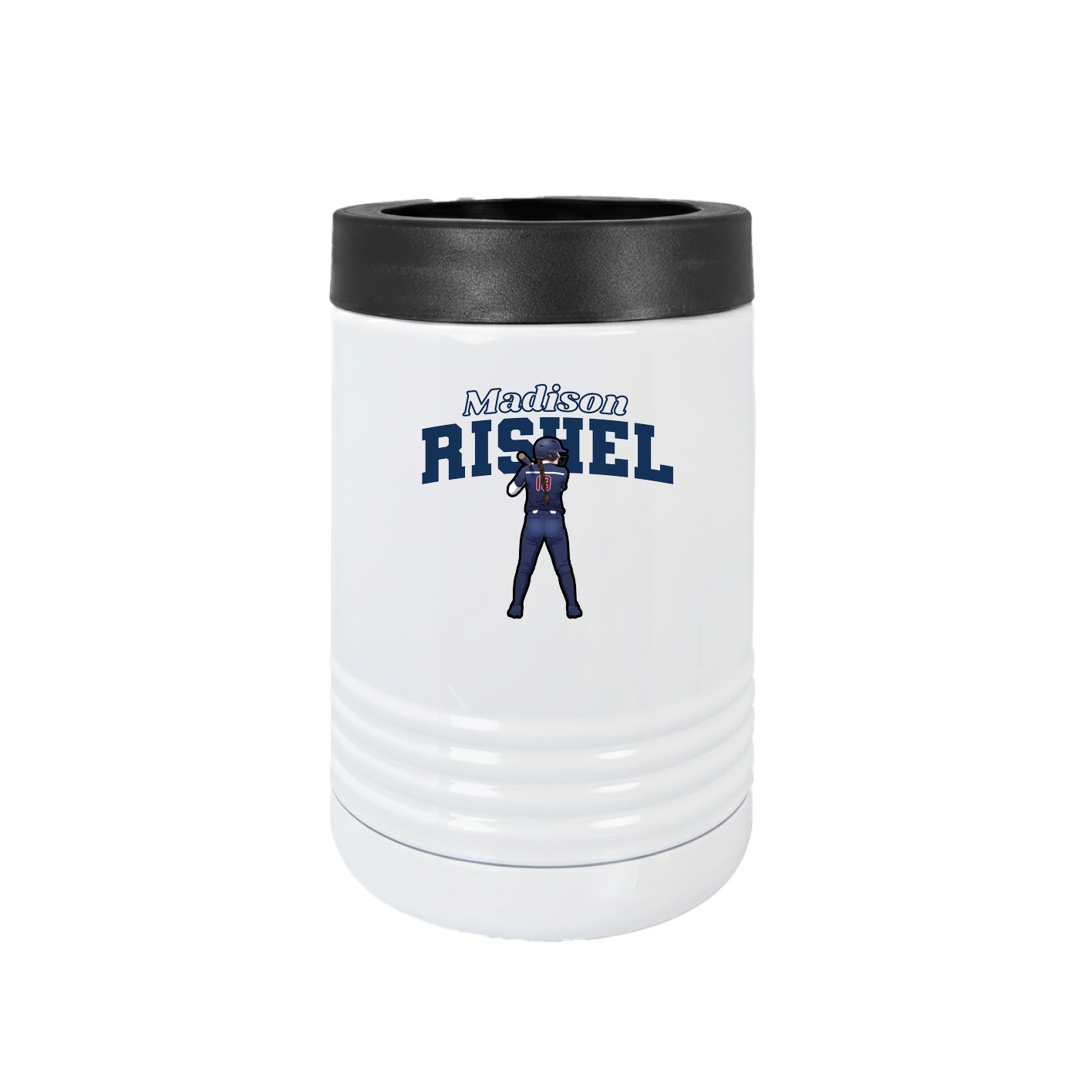 Beverage Holder — Name Arch in White