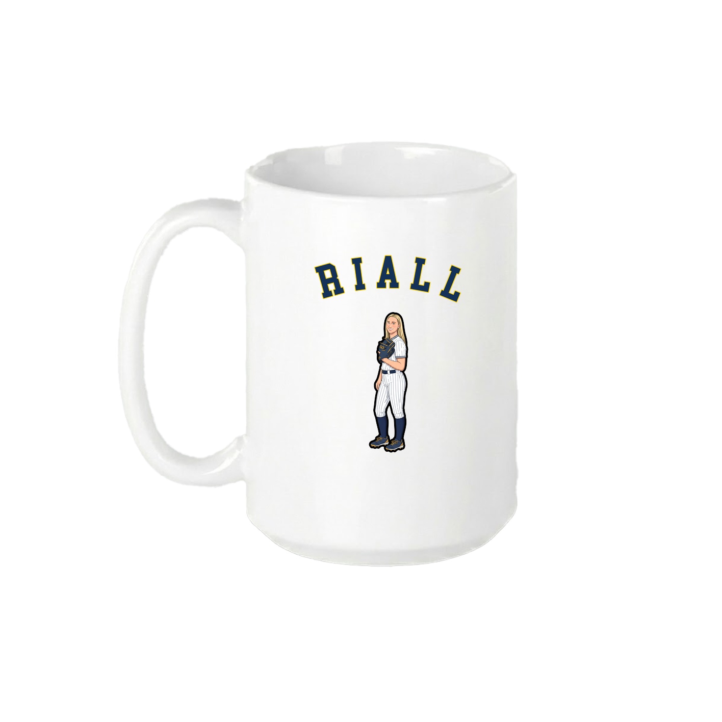 15oz Coffee Mug — Shirsey Arch in White