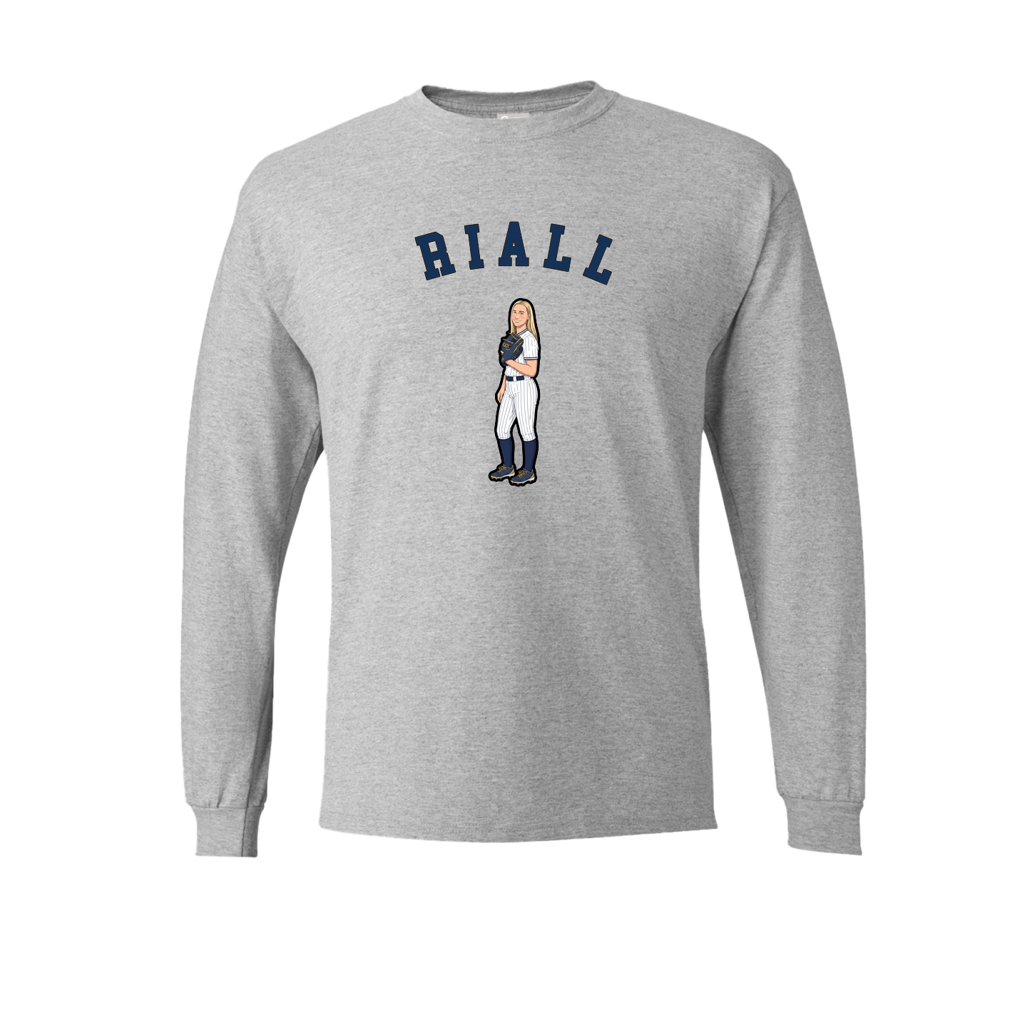 Long Sleeve Tee — Shirsey Arch in Grey