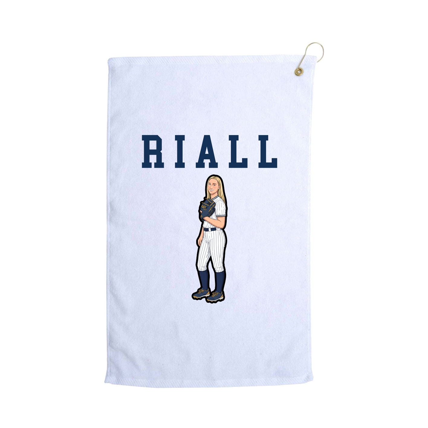 Golf Towel — Shirsey in White