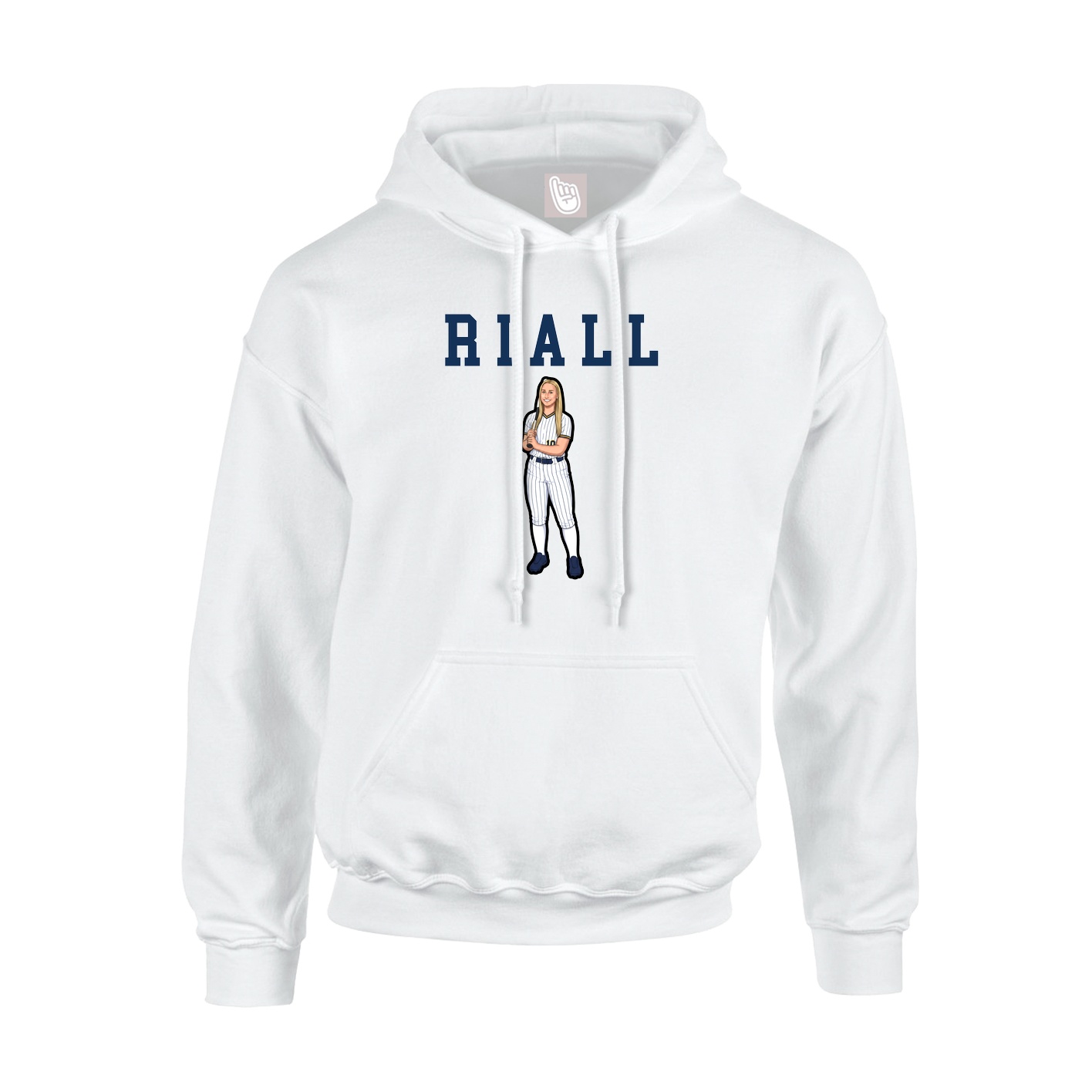 Hoodie — Shirsey in White