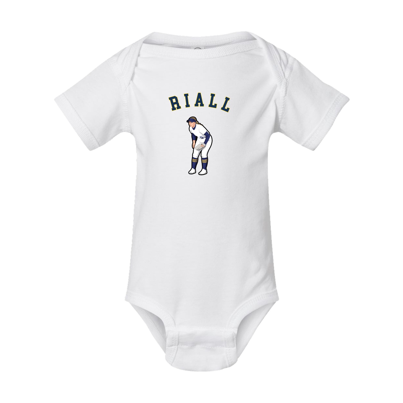 Baby Onesie — Shirsey Arch in White