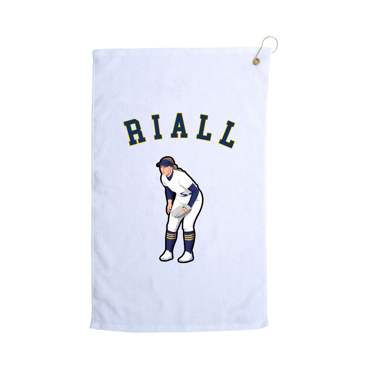 Golf Towel — Shirsey Arch in White