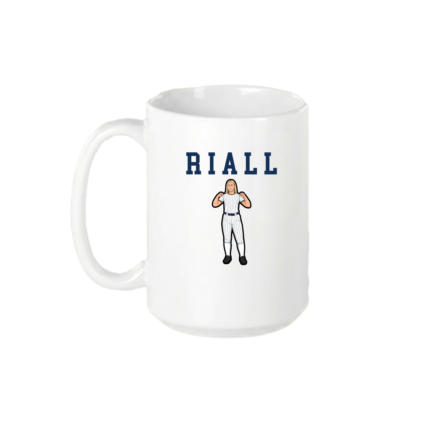 15oz Coffee Mug — Shirsey in White