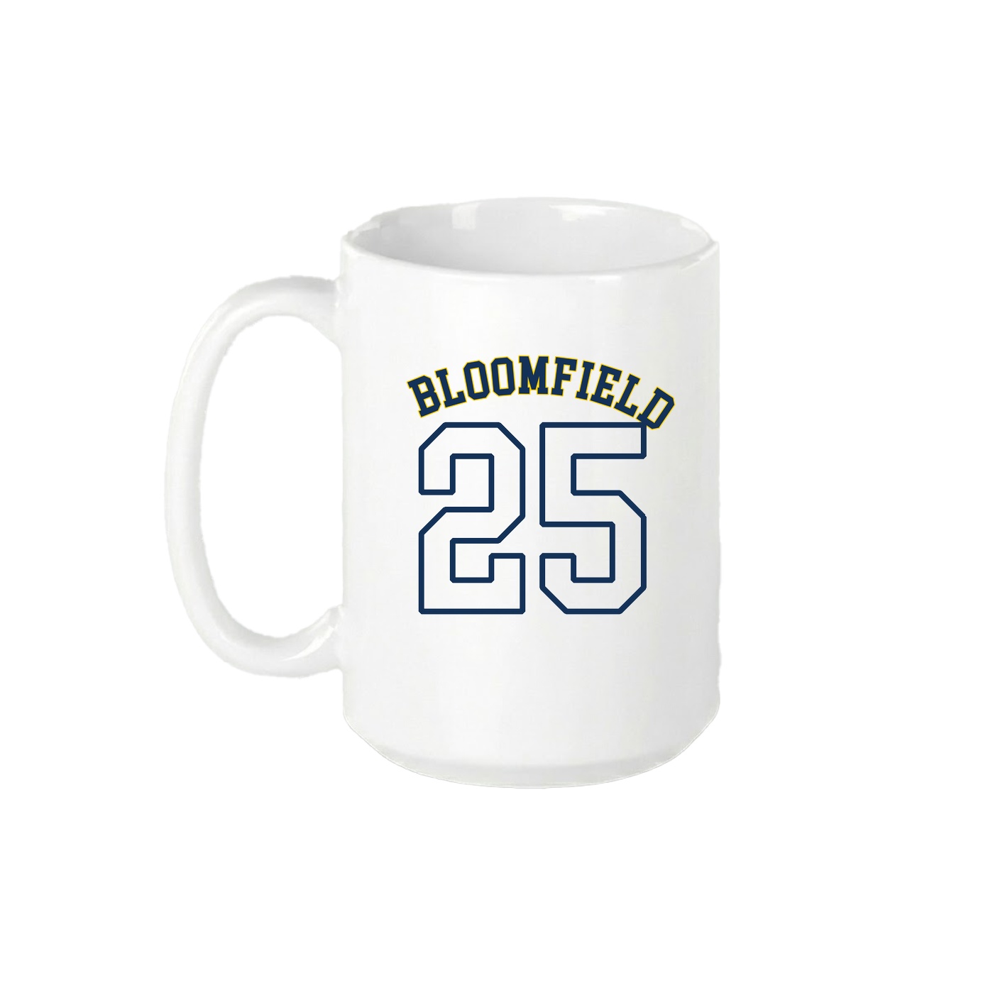 15oz Coffee Mug — Shirsey Arch in White