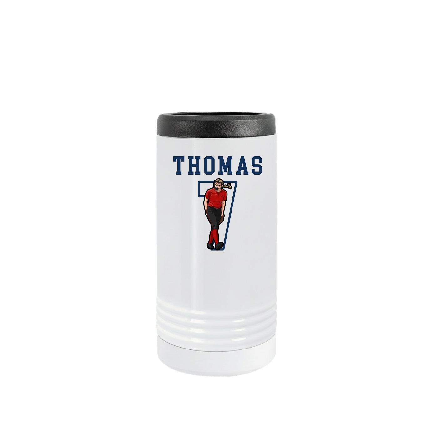 Slim Beverage Holder — Shirsey in White