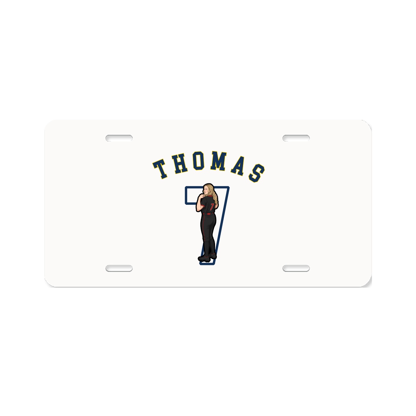 License Plate — Shirsey Arch in Classic
