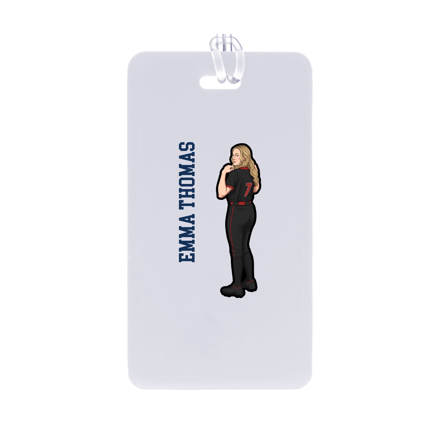 Bag Tag — Name Vertical in Classic