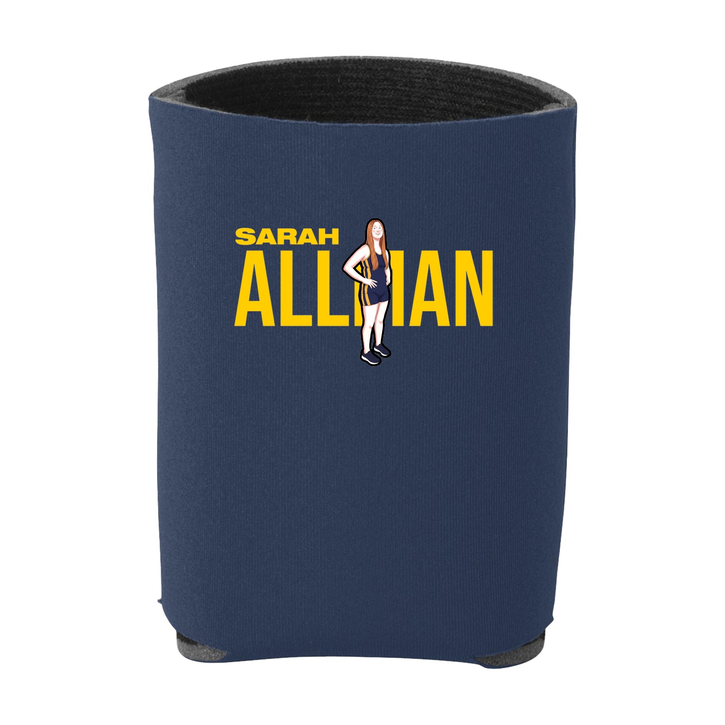 Can Holder — Player Name in Navy