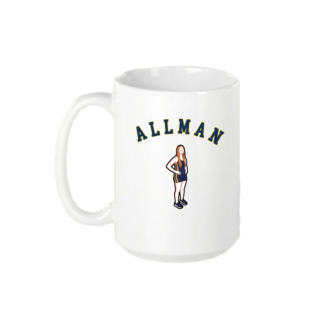 15oz Coffee Mug — Shirsey Arch in White