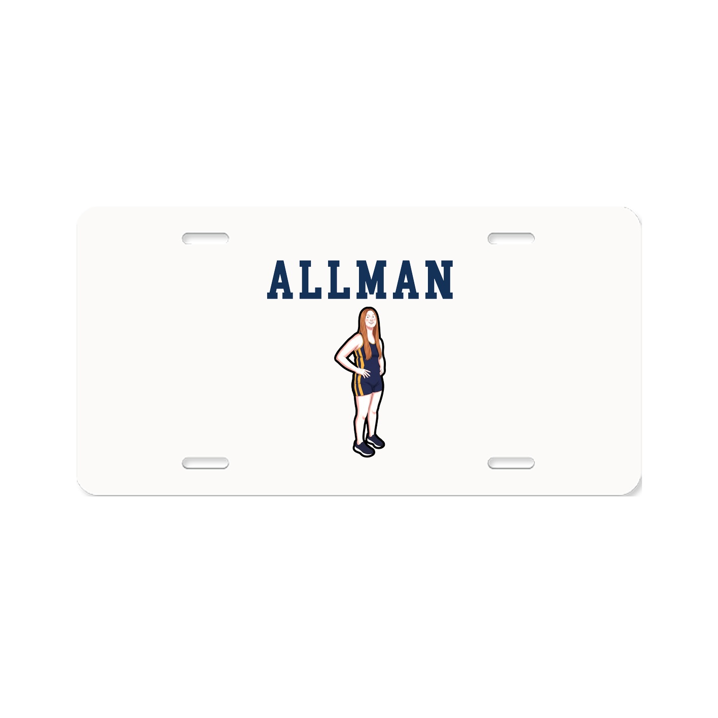 License Plate — Shirsey in Classic