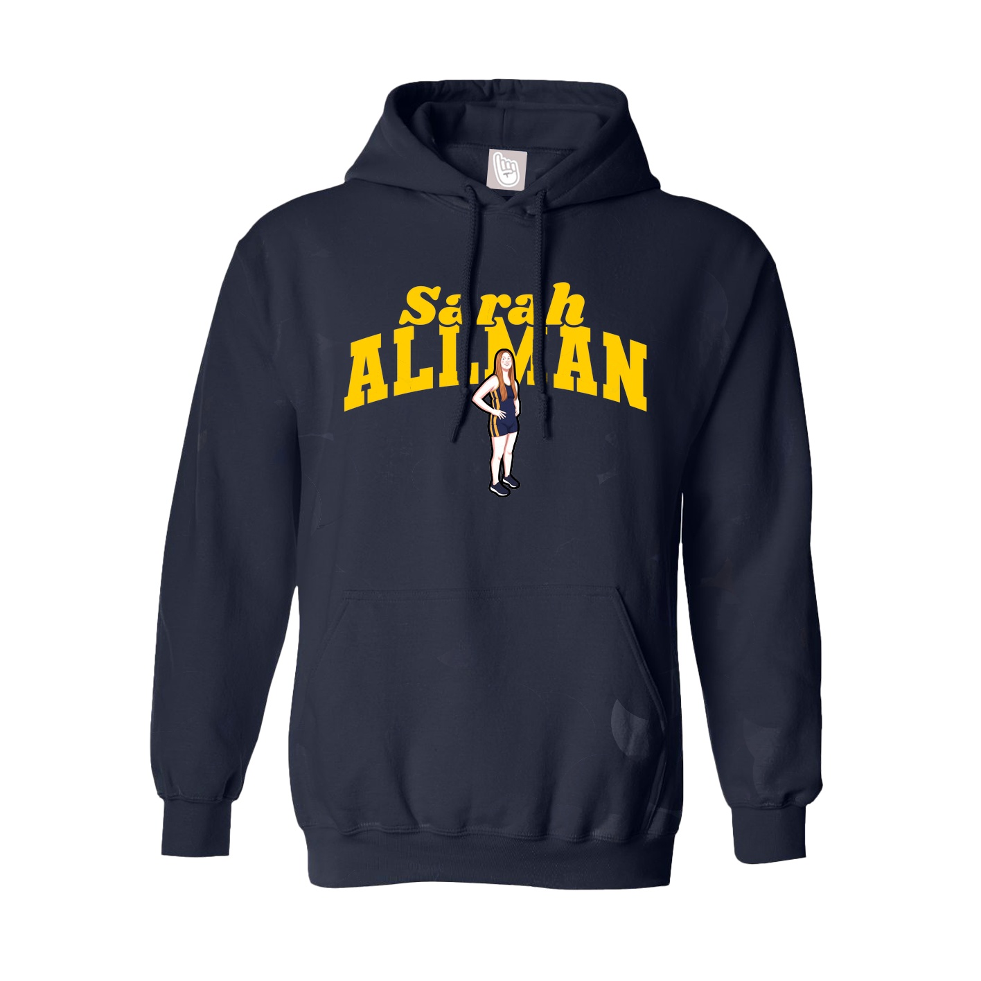 Hoodie — Signature Arch in Navy