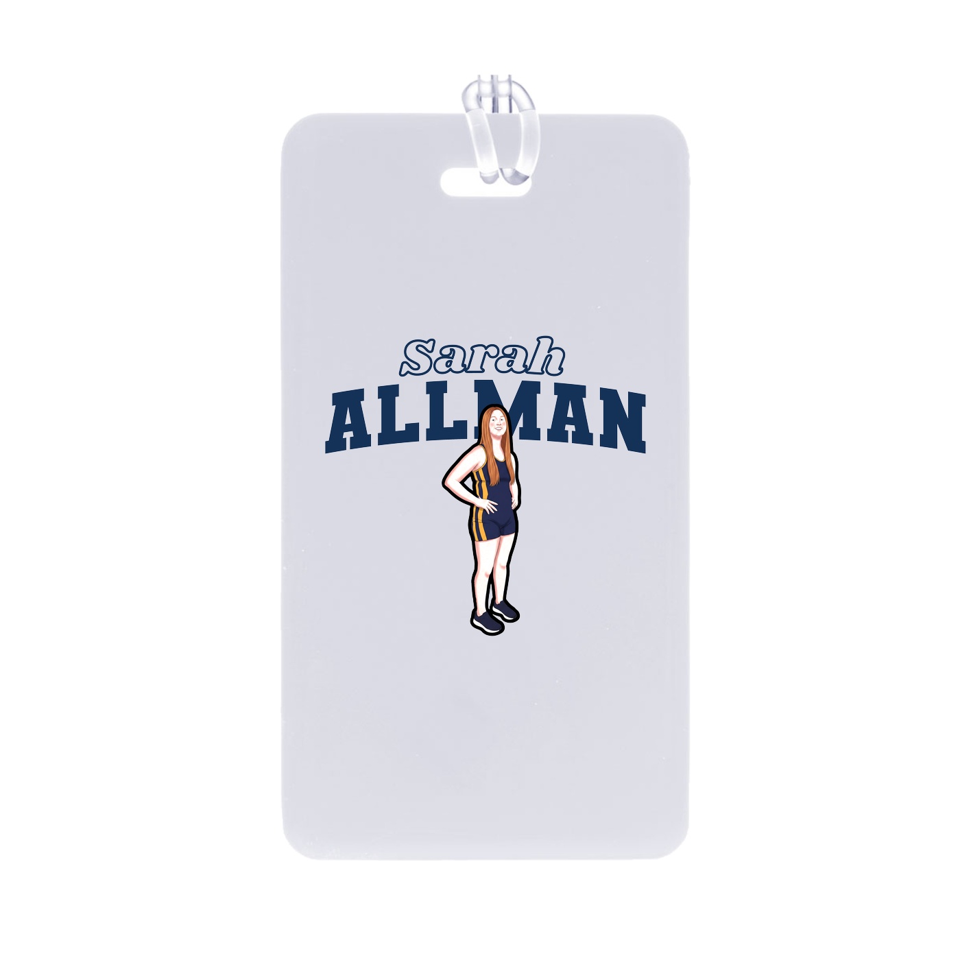 Bag Tag — Name Arch in Classic