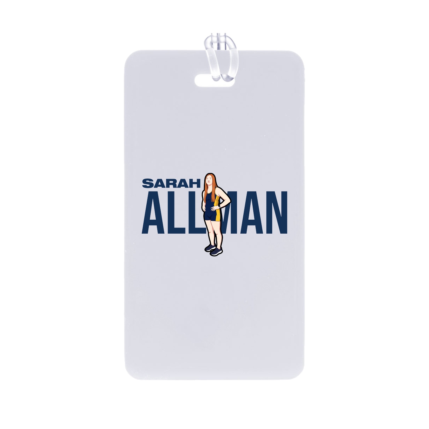 Bag Tag — Player Name in Classic