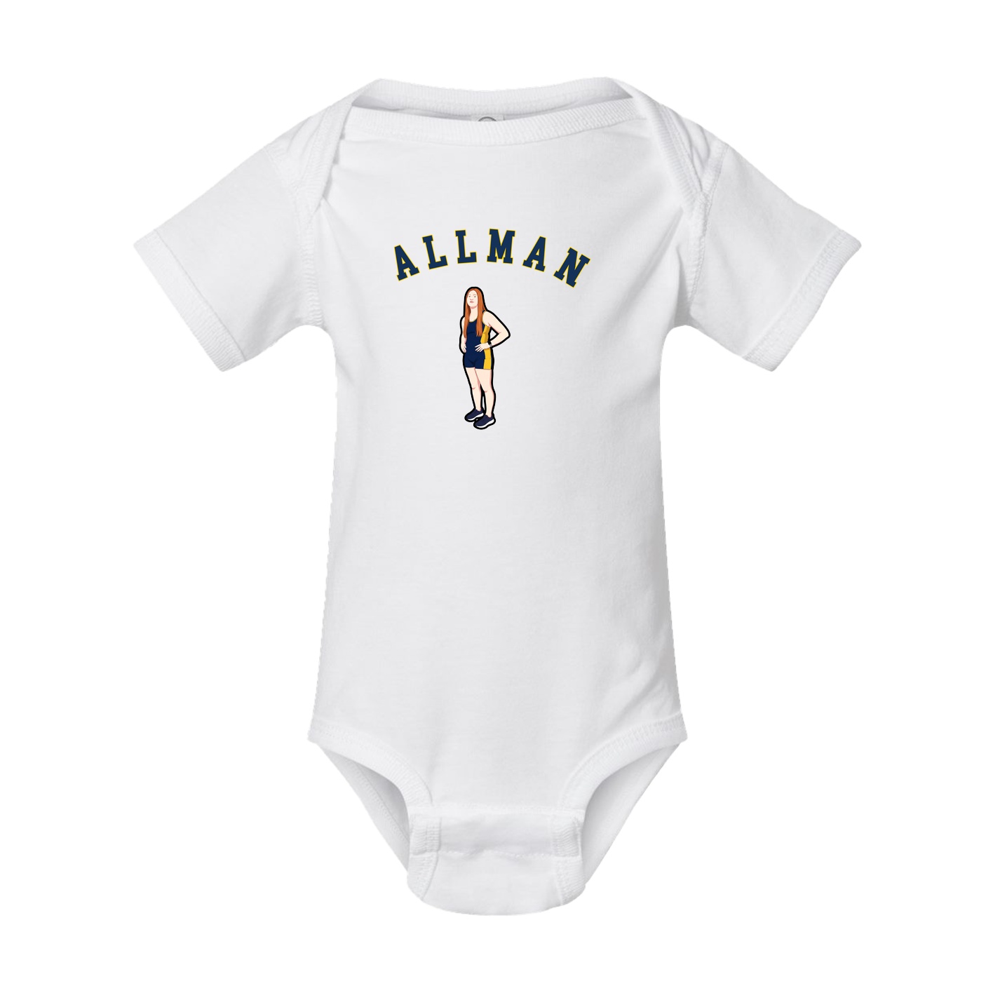 Baby Onesie — Shirsey Arch in White
