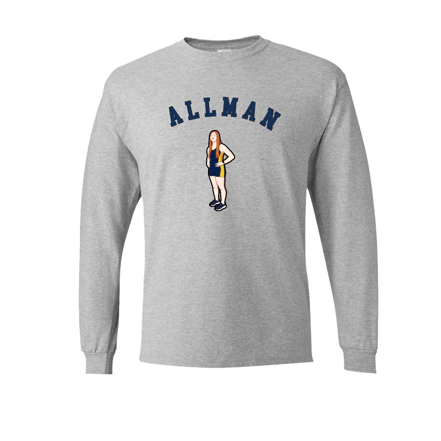Long Sleeve Tee — Shirsey Arch in Grey