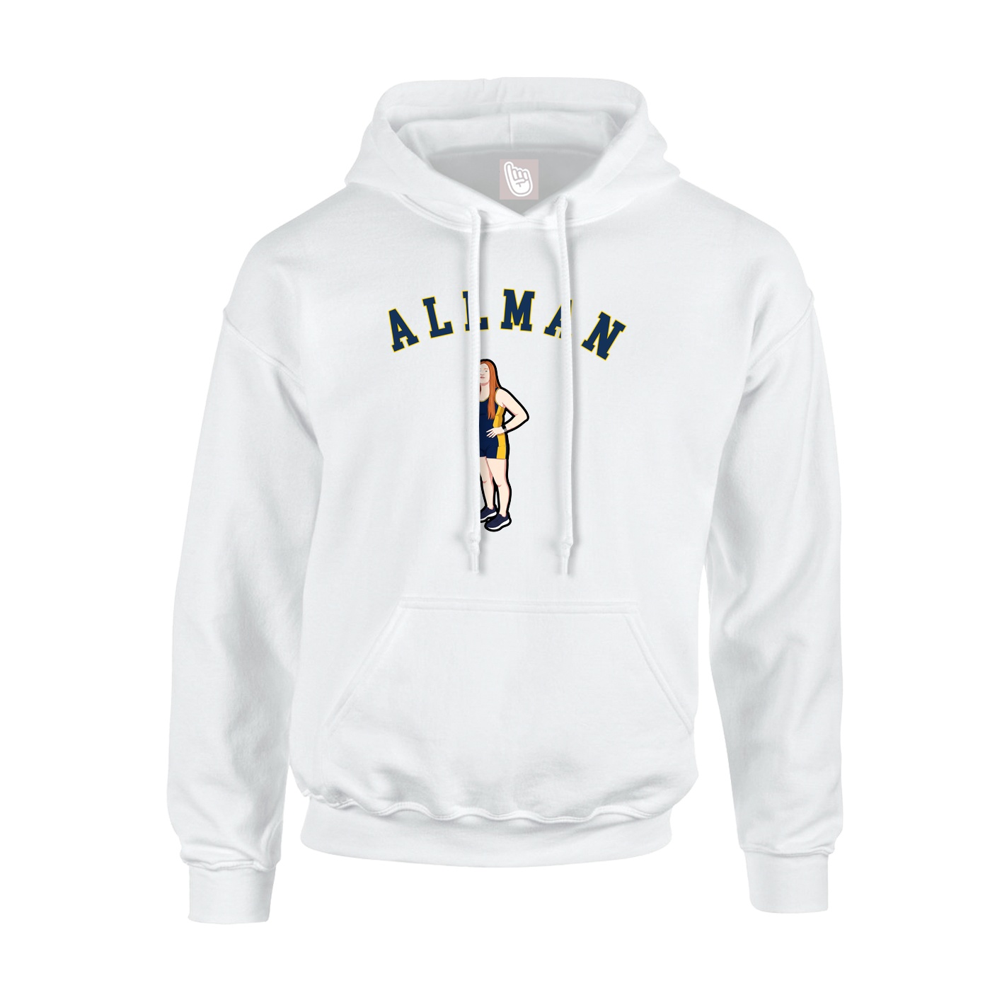 Hoodie — Shirsey Arch in White