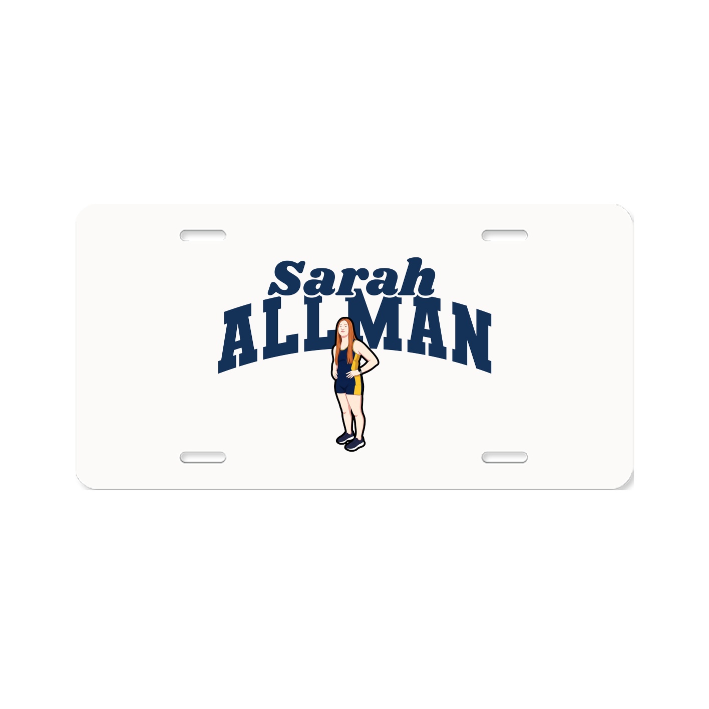 License Plate — Signature Arch in Classic